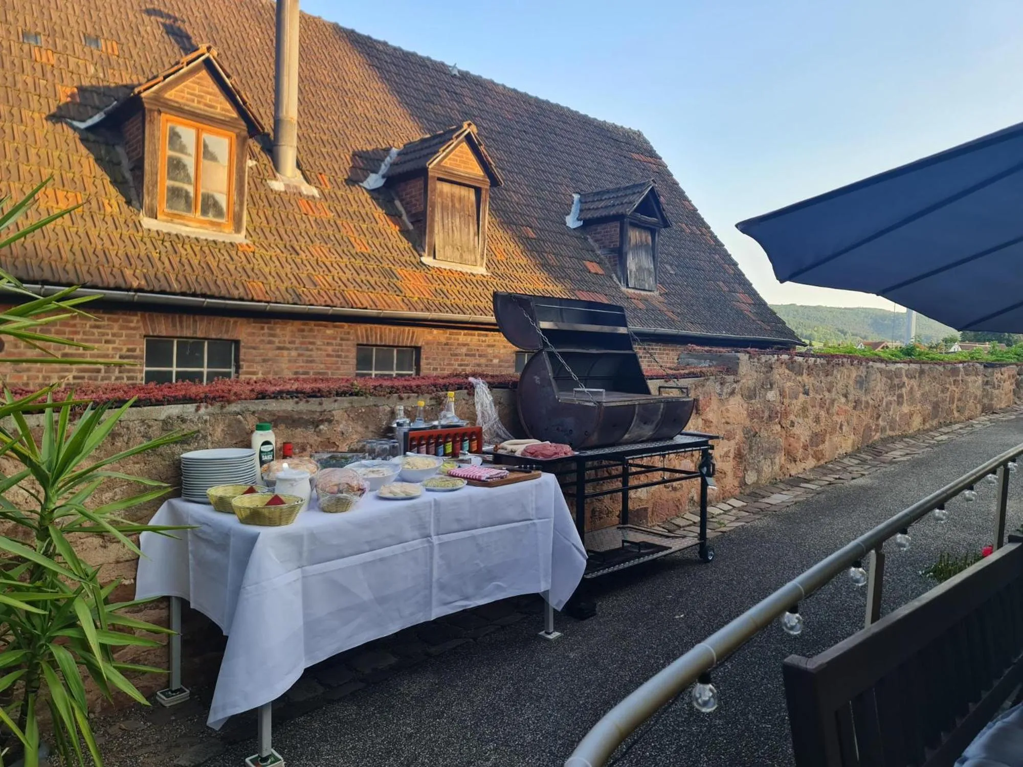 BBQ facilities in Hotel & Café Schachtenburg