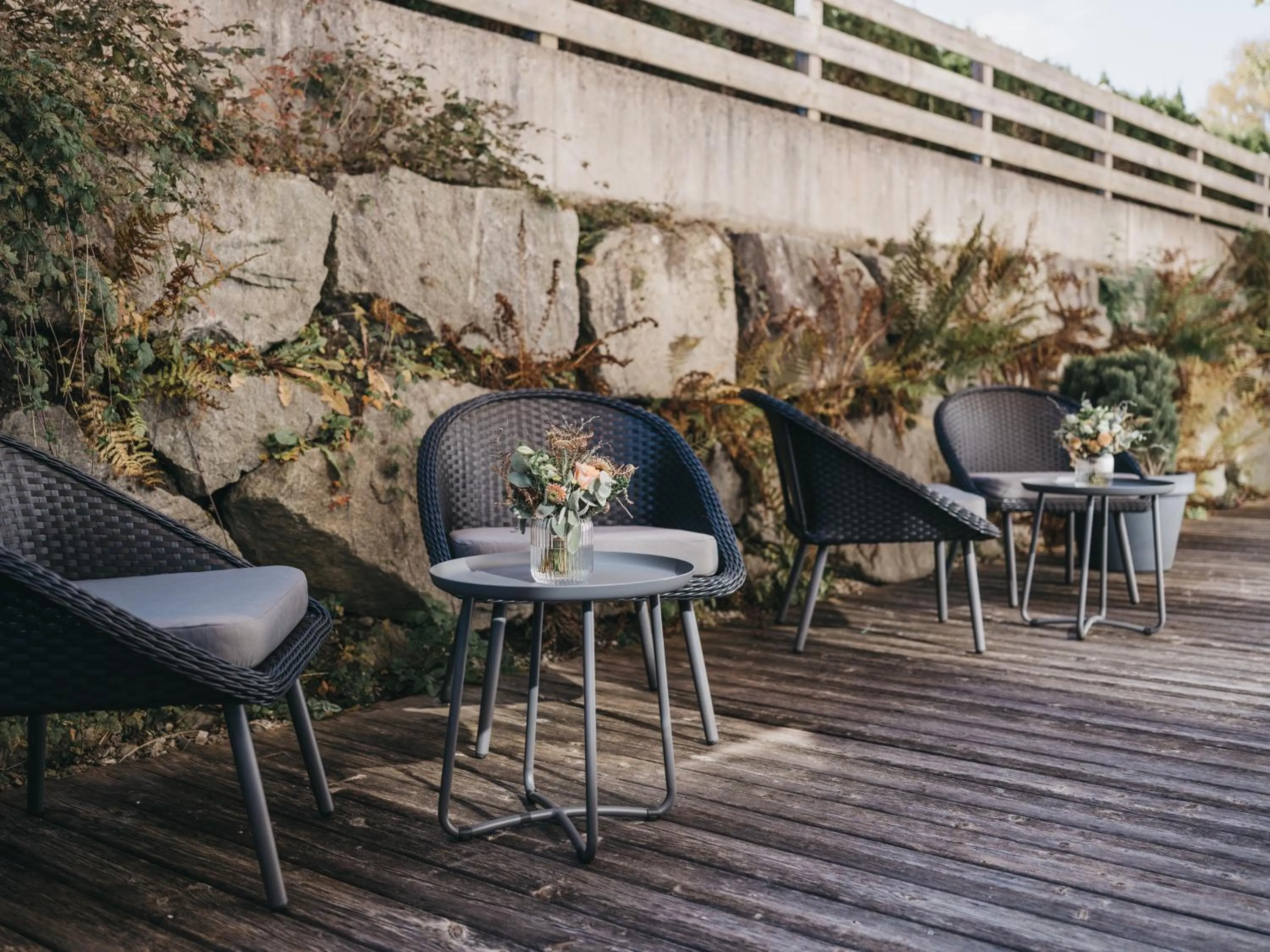 Balcony/Terrace in Hotel Vier Jahreszeiten by VAYA