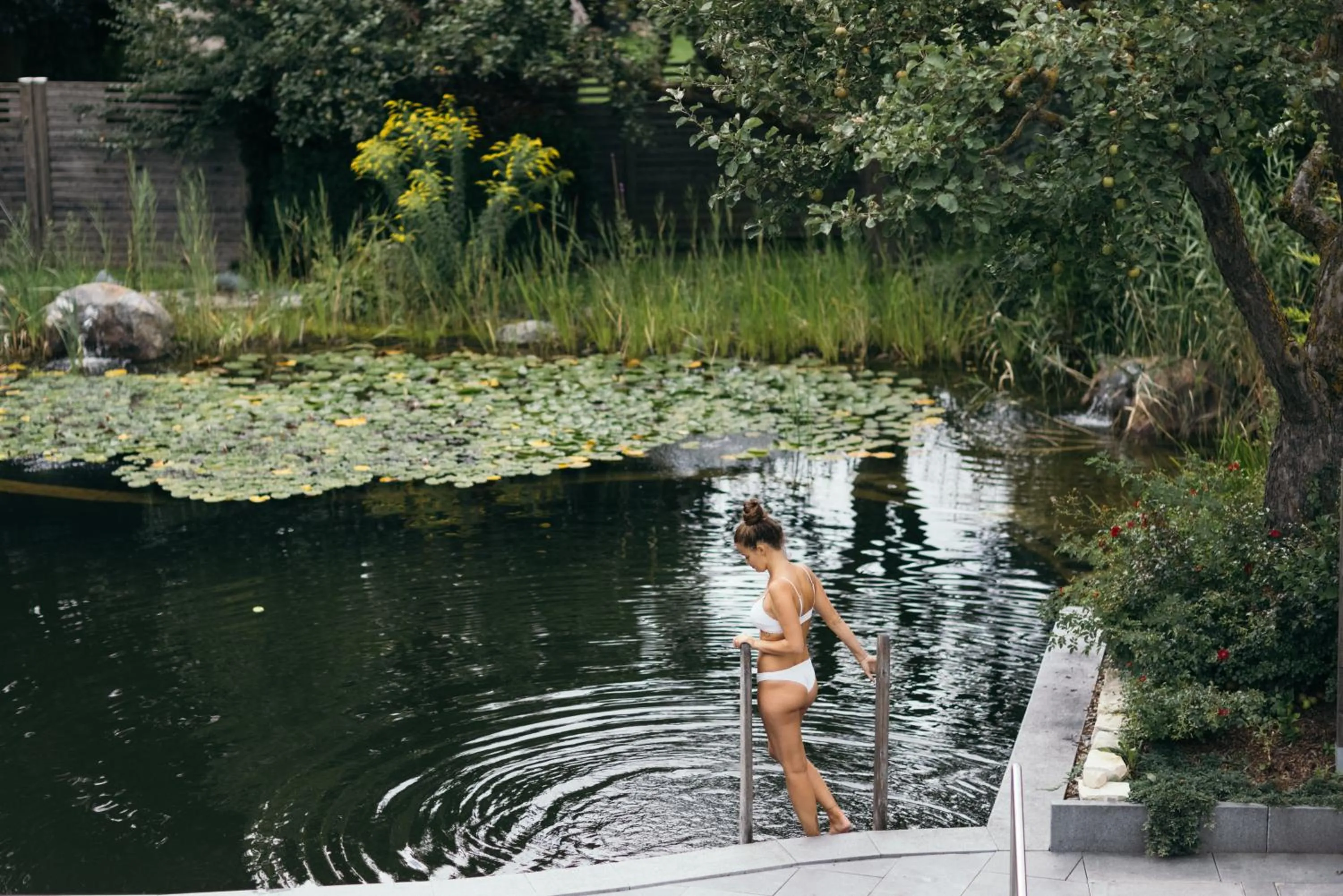 Swimming pool in Gartenhotel Linde 4 Sterne Superior