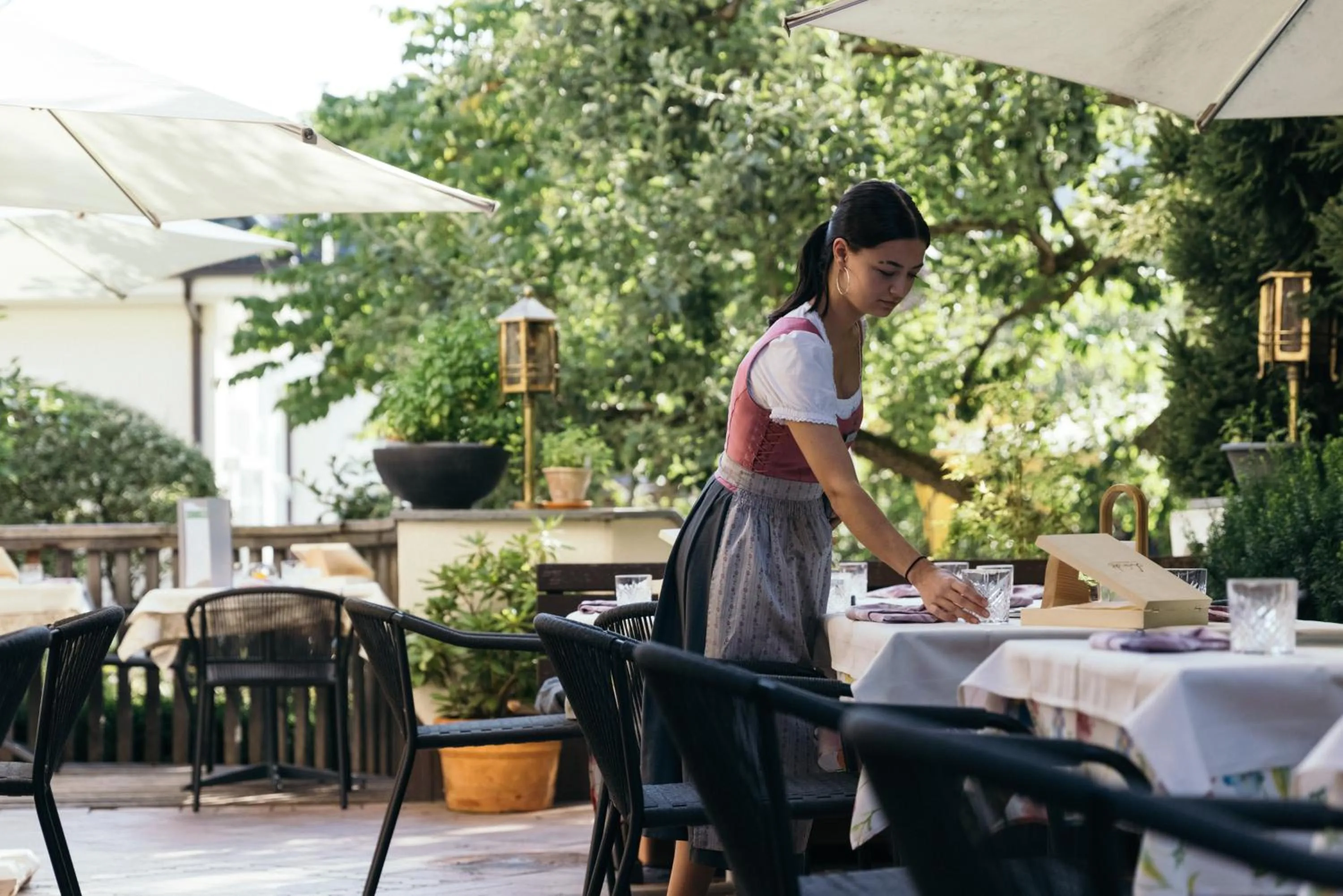 Balcony/Terrace in Gartenhotel Linde 4 Sterne Superior