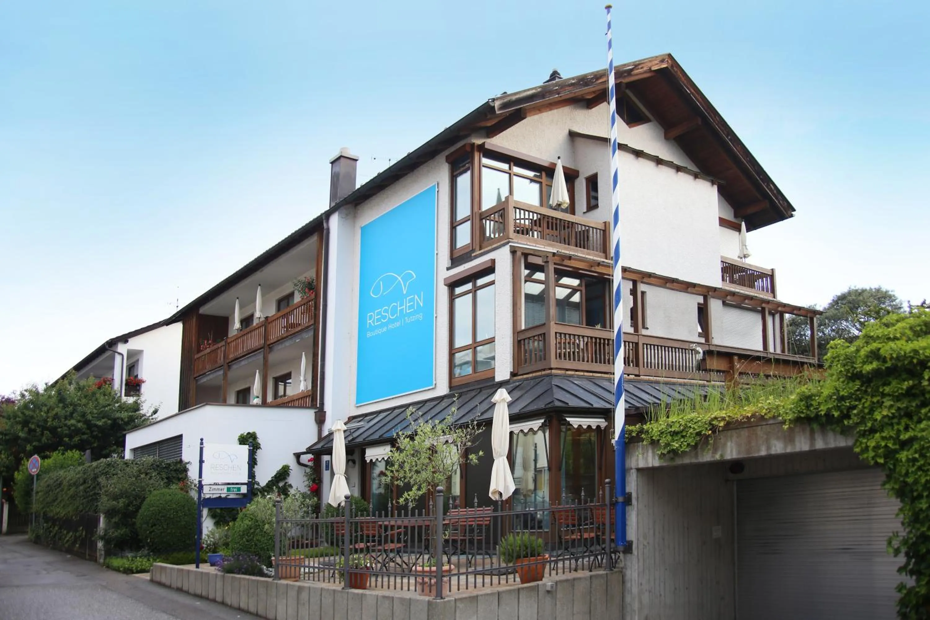 Property building in Boutique Hotel Reschen