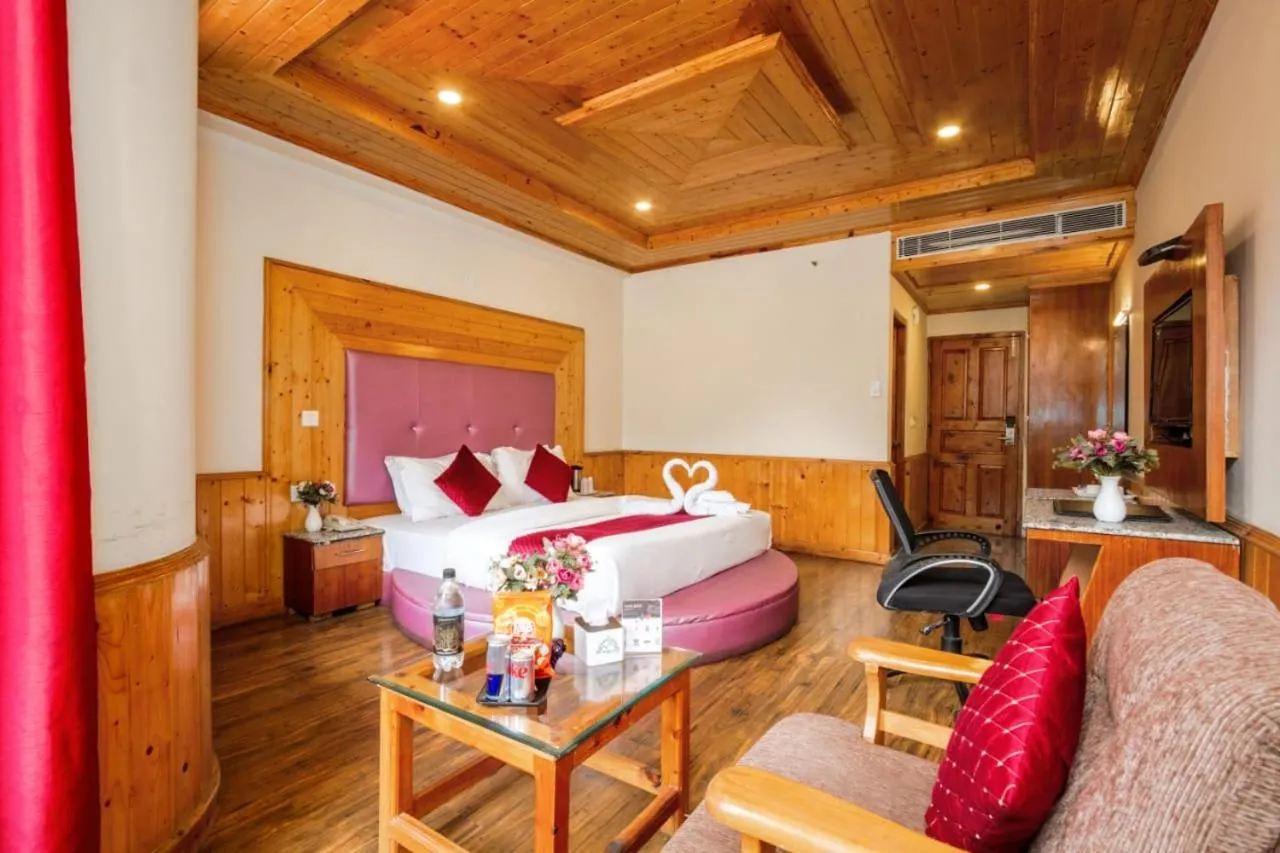 Photo of the whole room in Sarthak Regency by M K Hospitality,Rangri, Manali,HP,Just 1 kms from Volvo parking
