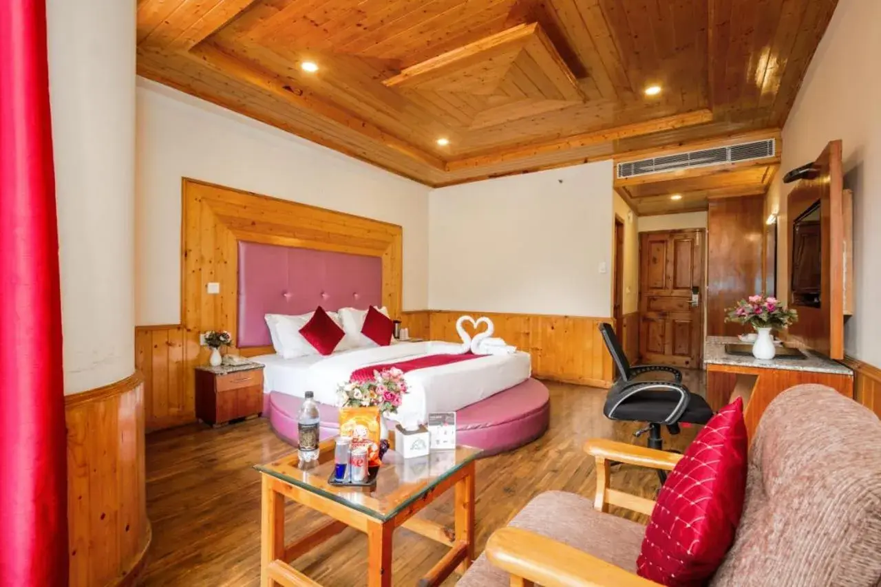 Double Room with Balcony in Sarthak Regency by M K Hospitality,Rangri, Manali,HP,Just 1 kms from Volvo parking Double Room with Balcony in Sarthak Regency by M K Hospitality,Rangri, Manali,HP,Just 1 kms from Volvo parking