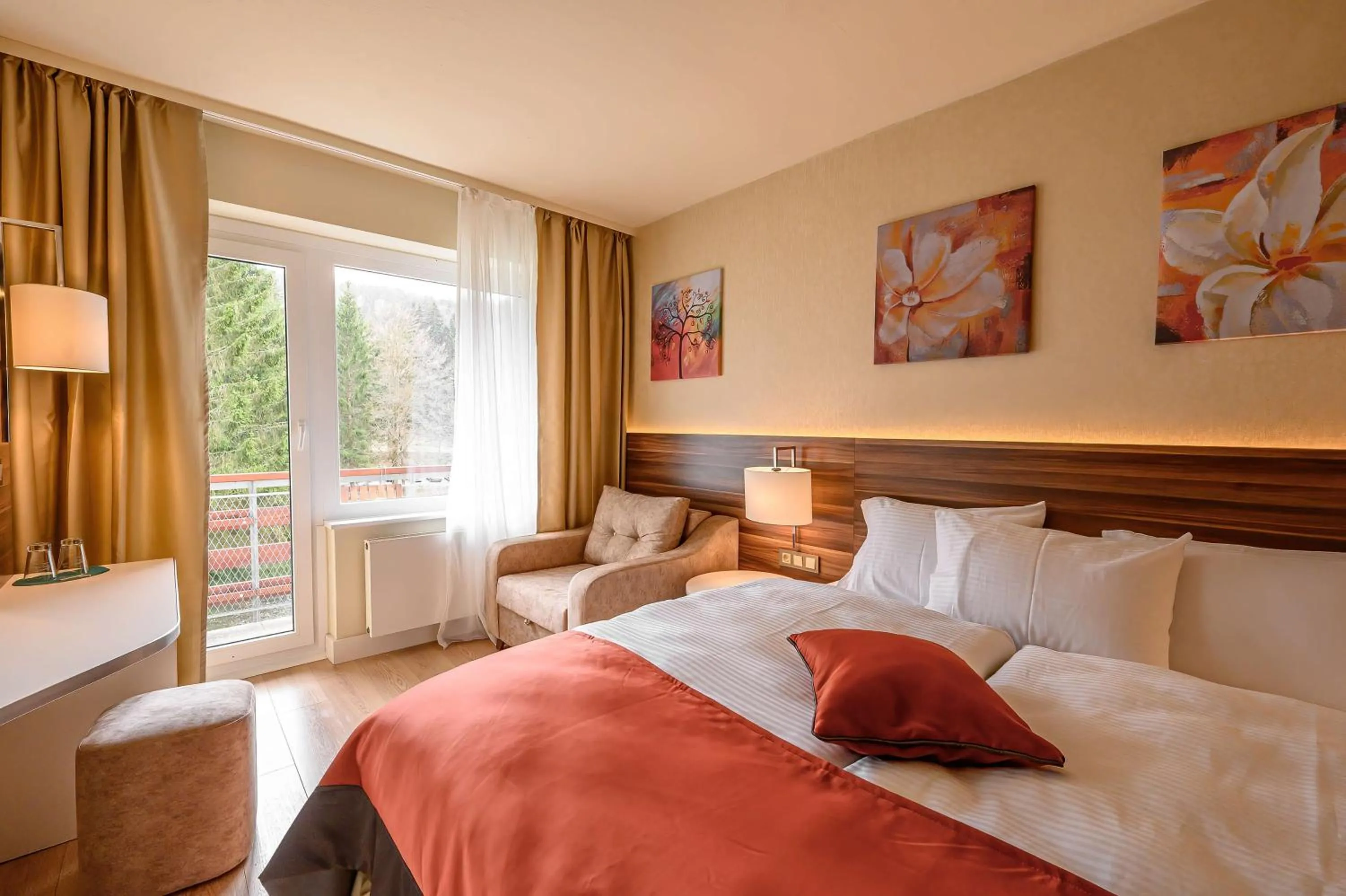 Bedroom, Bed in Sunday Schwarzbachtal Hideaway Resort