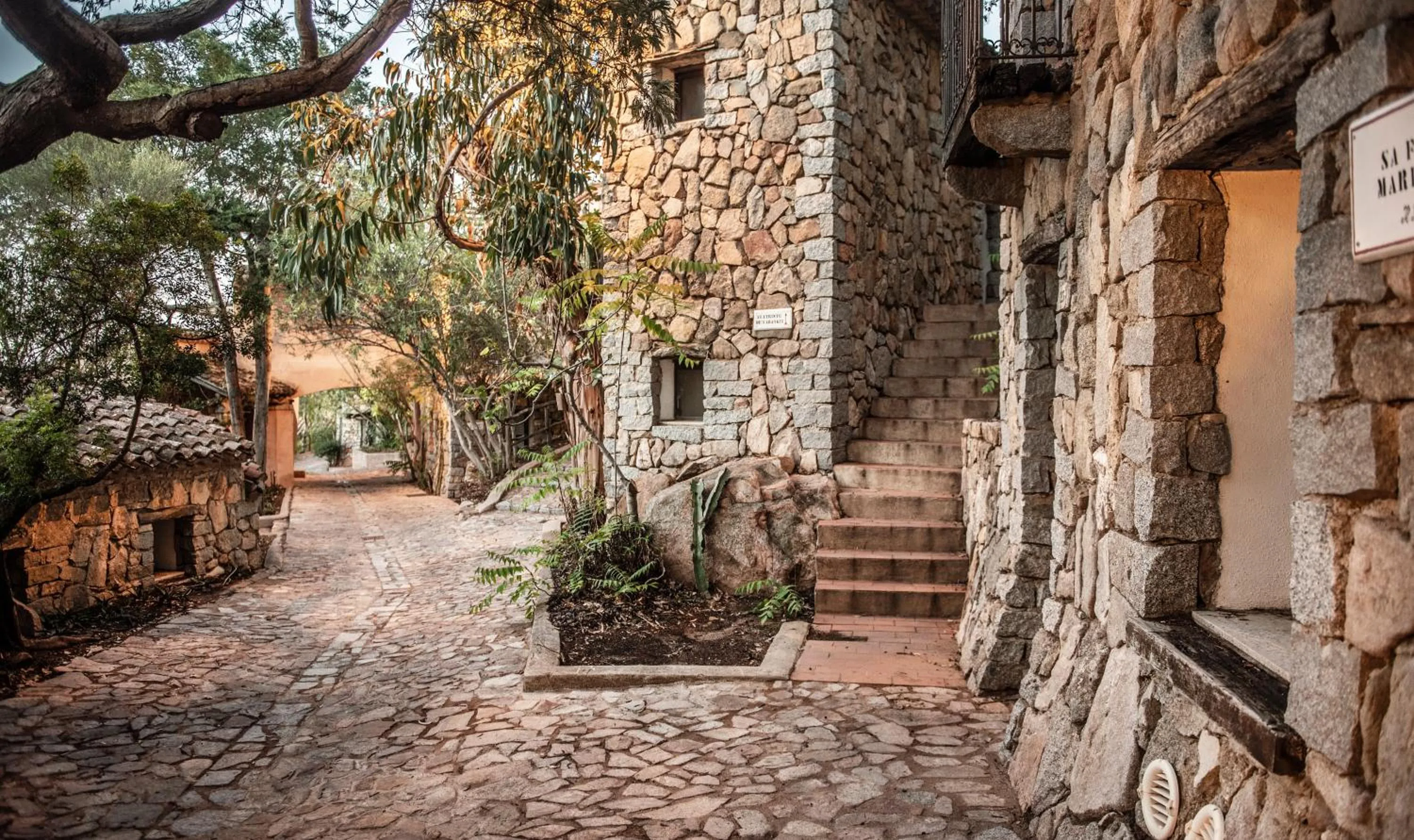 Quiet street view in Arbatax Park Resort - Borgo Cala Moresca