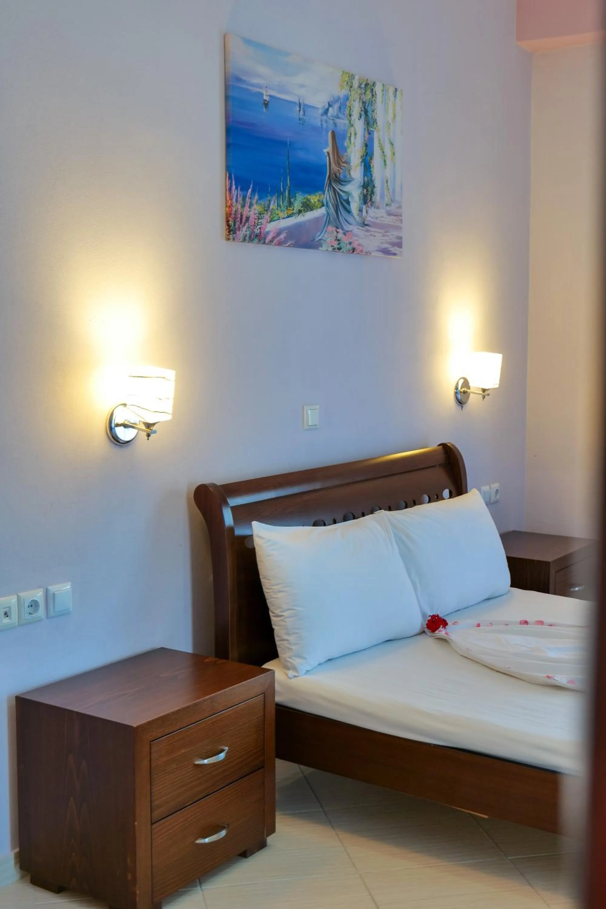 Bedroom, Bed in Hotel Chris