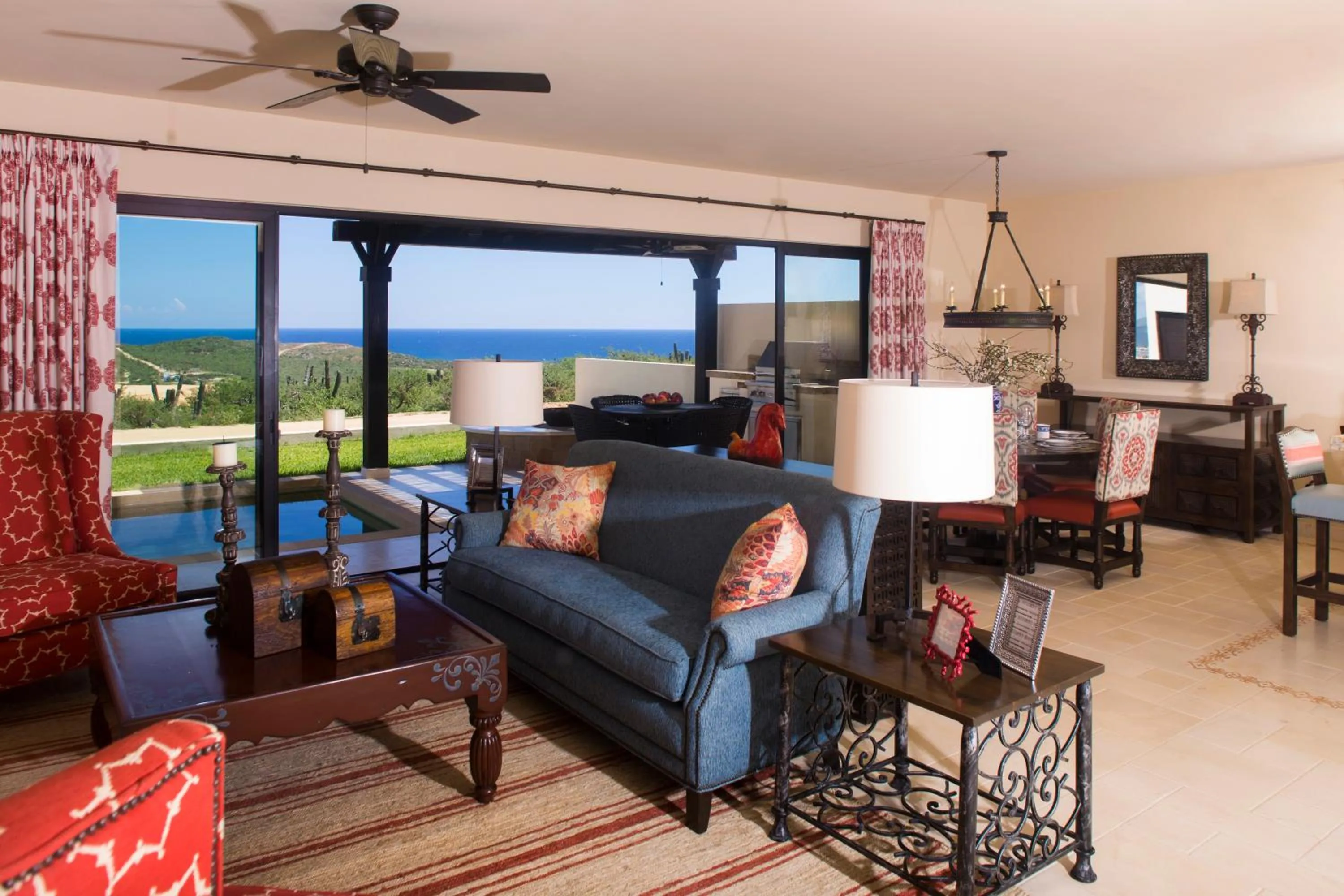 Living room in Quivira Los Cabos Condos and Homes -Vacation Rentals