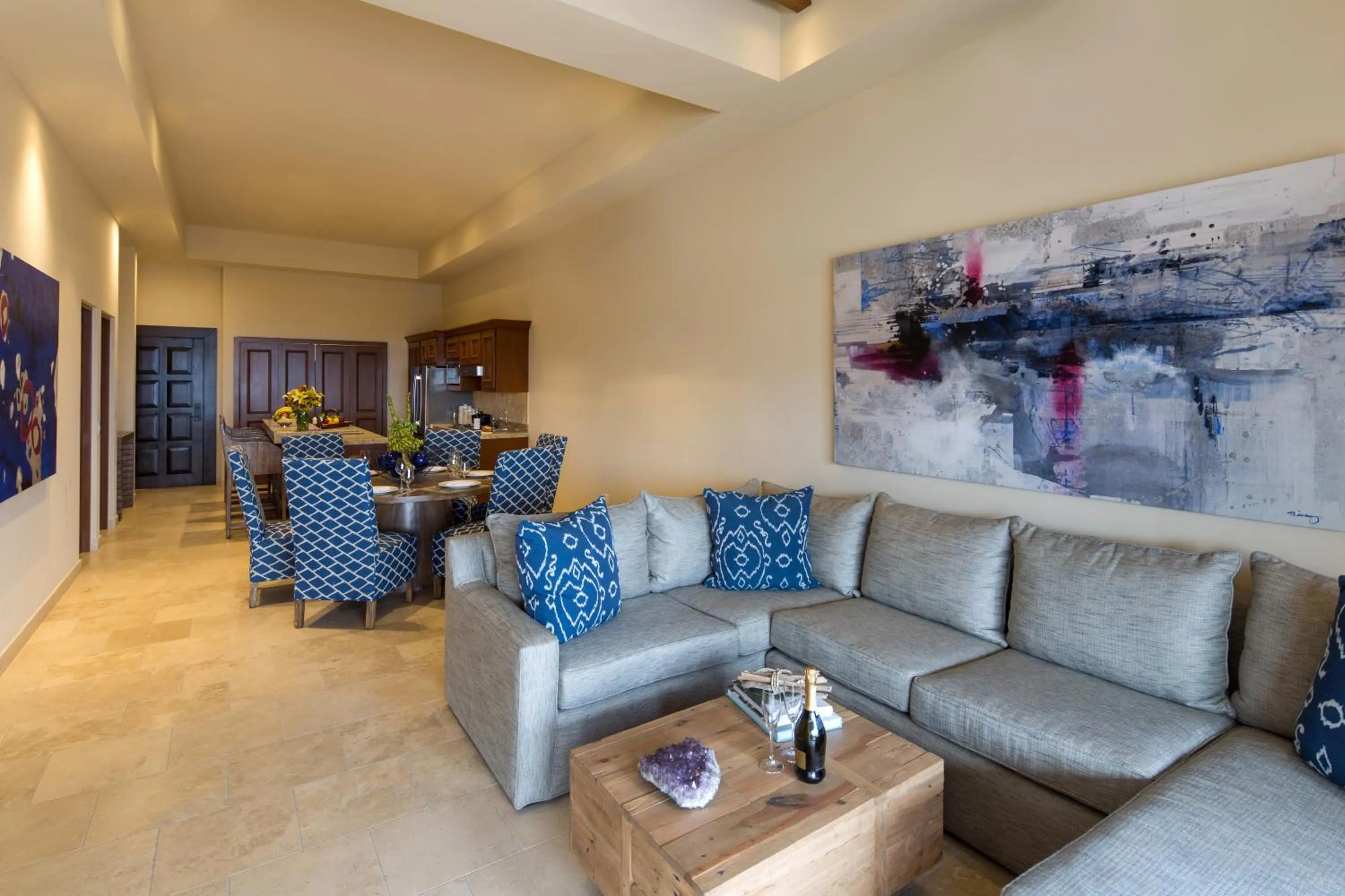 Living room in Quivira Los Cabos Condos and Homes -Vacation Rentals