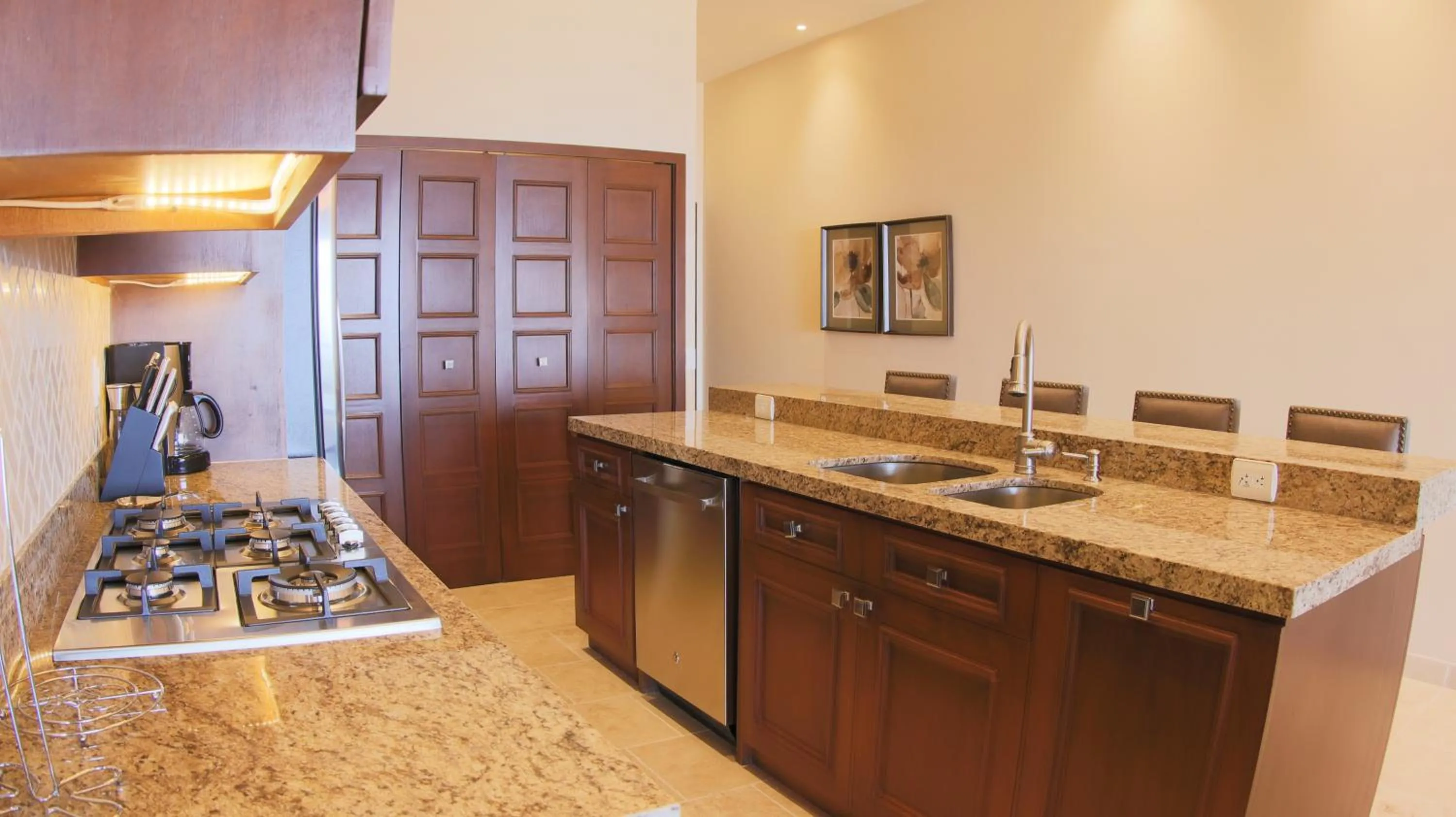 Kitchen or kitchenette in Quivira Los Cabos Condos and Homes -Vacation Rentals