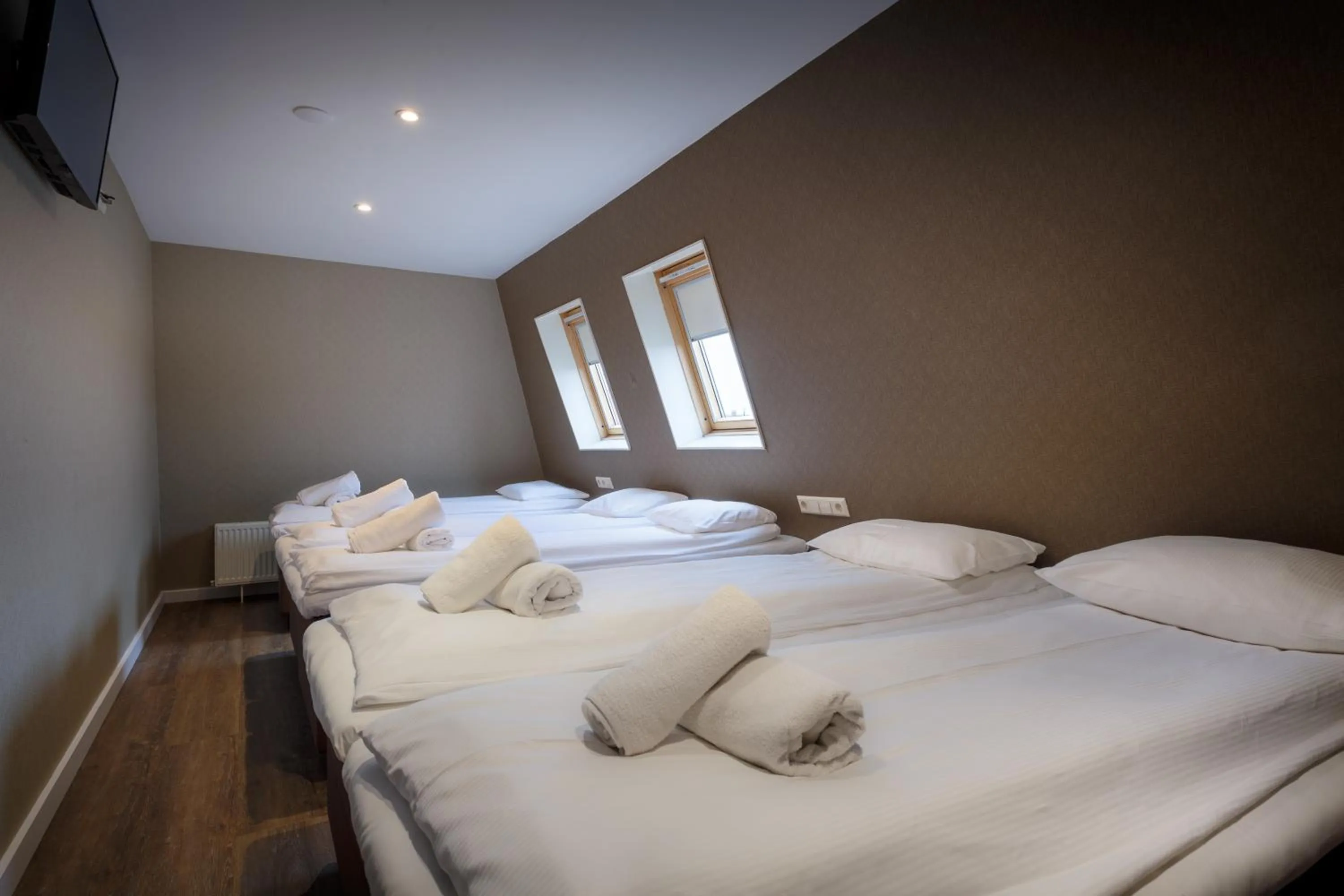 Bed in Amsterdam Downtown Hotel