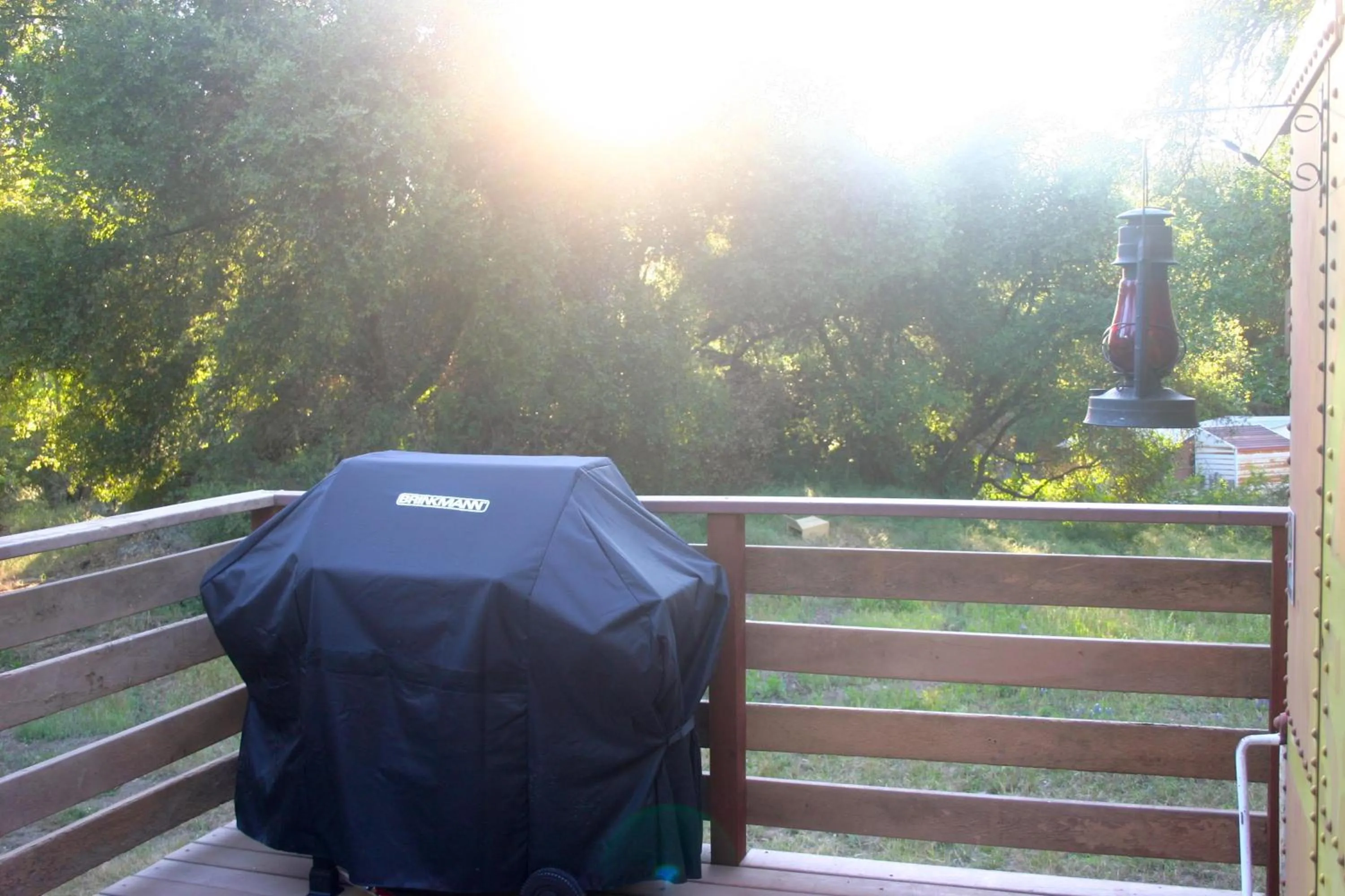 Balcony/Terrace in Little Red Caboose