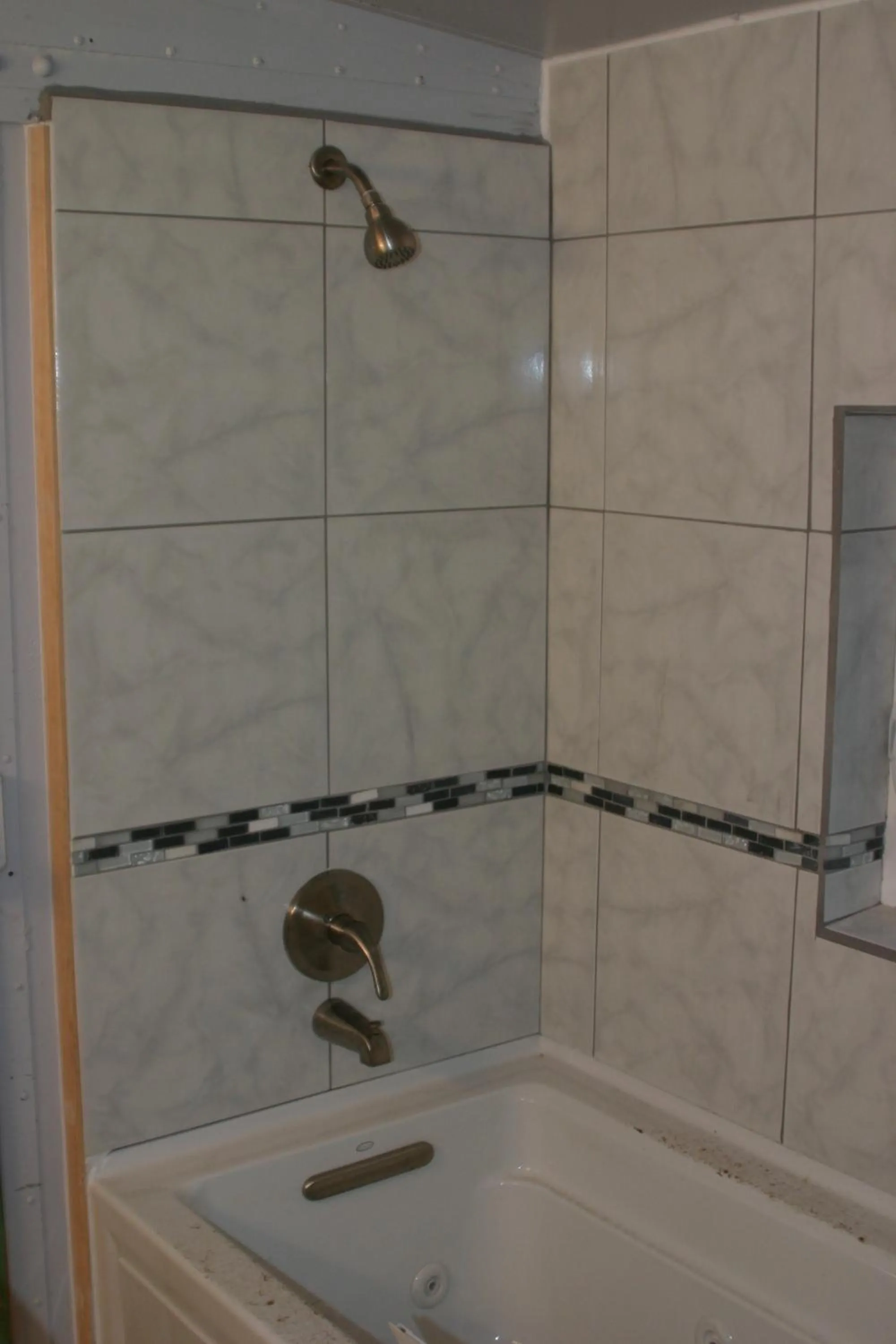 Shower in Little Red Caboose