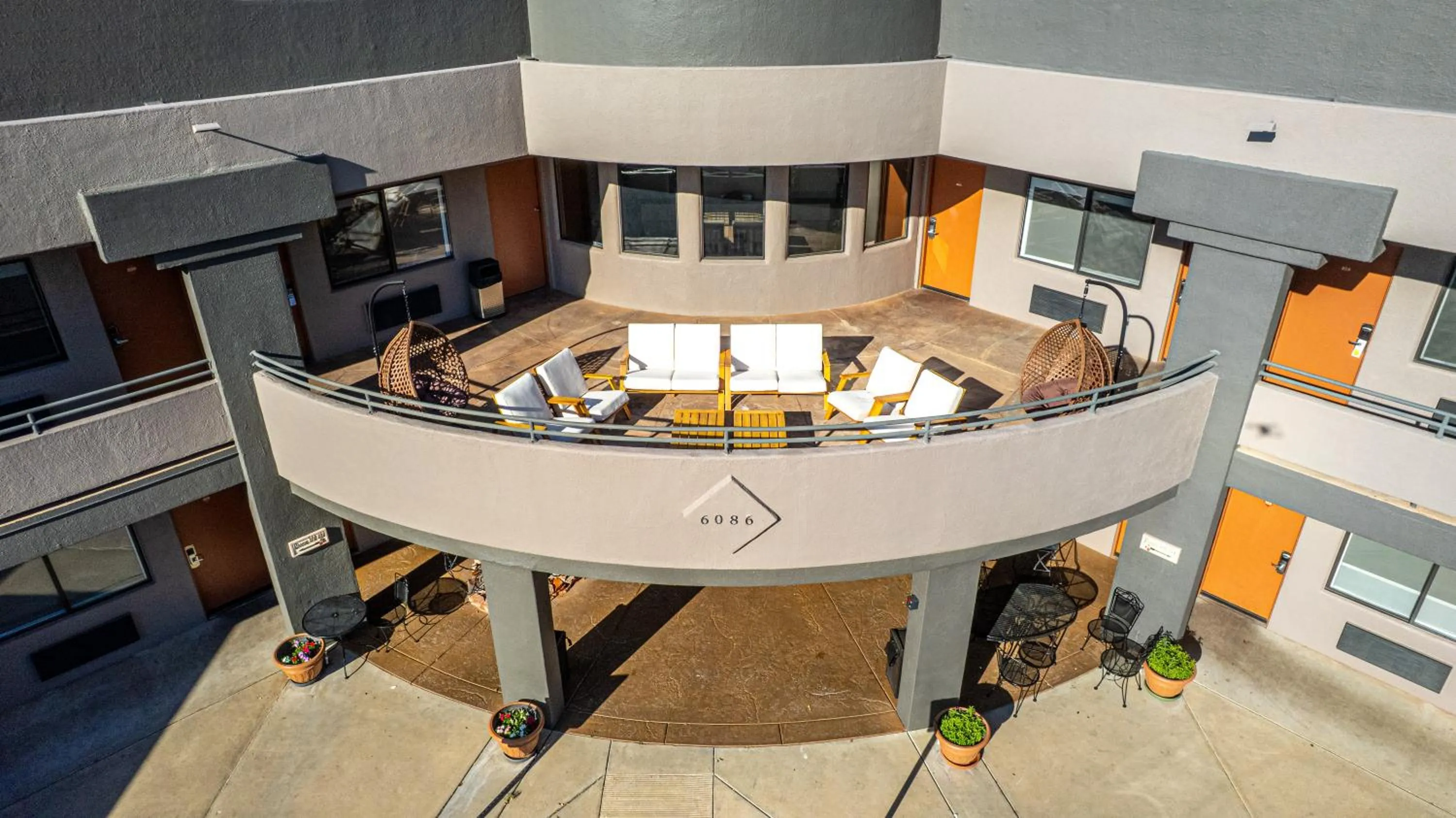 Patio in Wildflower Inn at Bell Rock