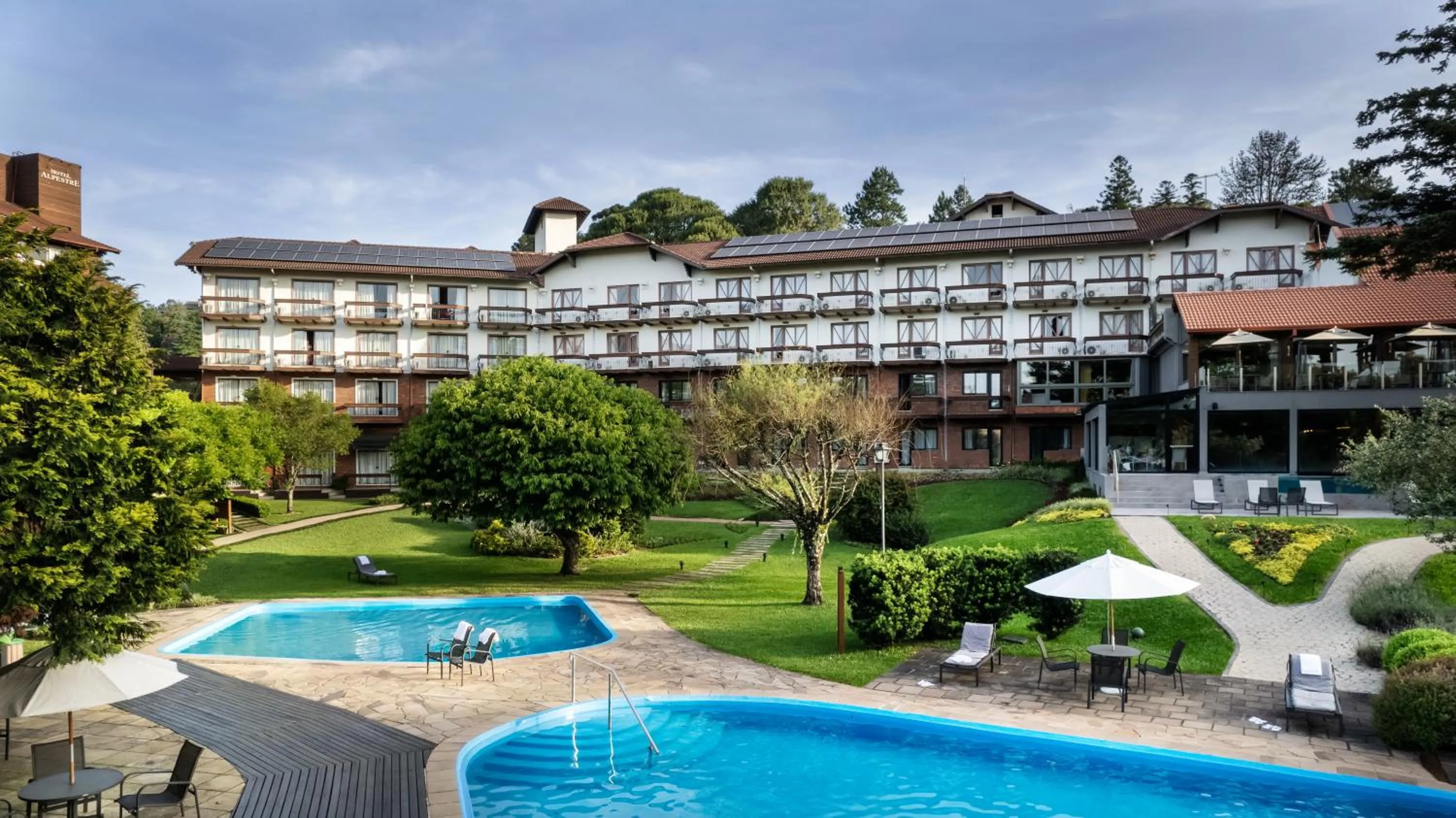 Garden in Hotel Alpestre