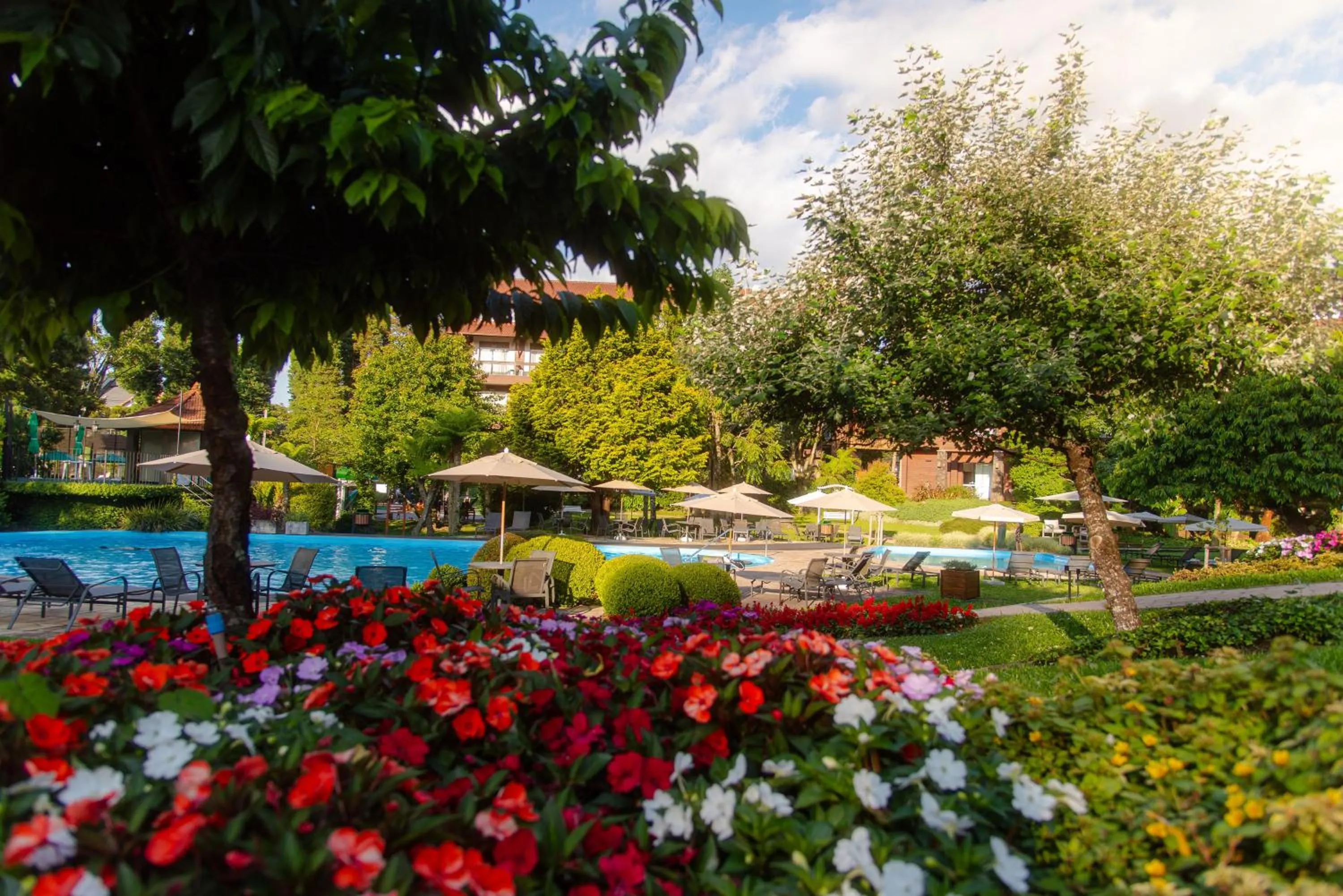 Garden in Hotel Alpestre