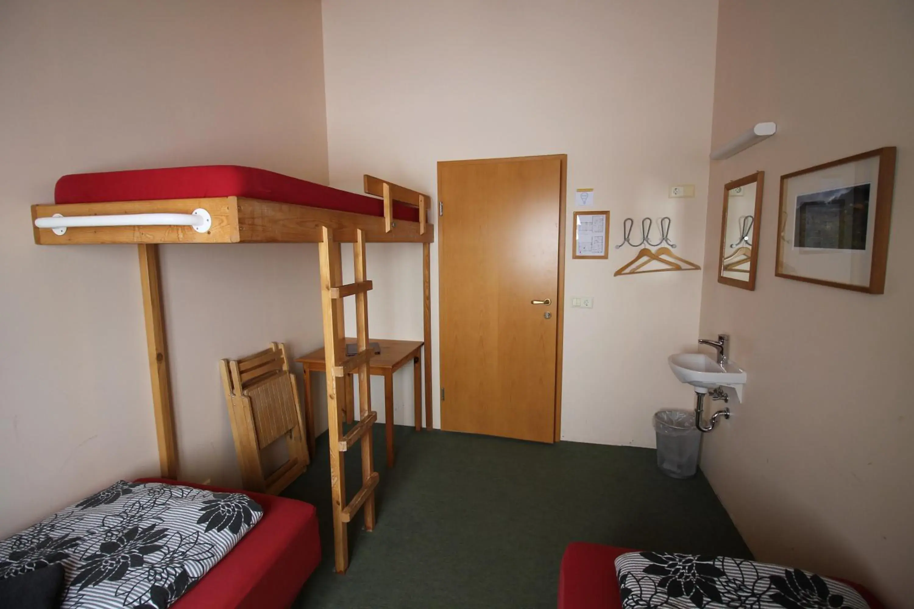 Triple Room with Lake View in Hvoll Hostel Triple Room with Lake View in Hvoll Hostel