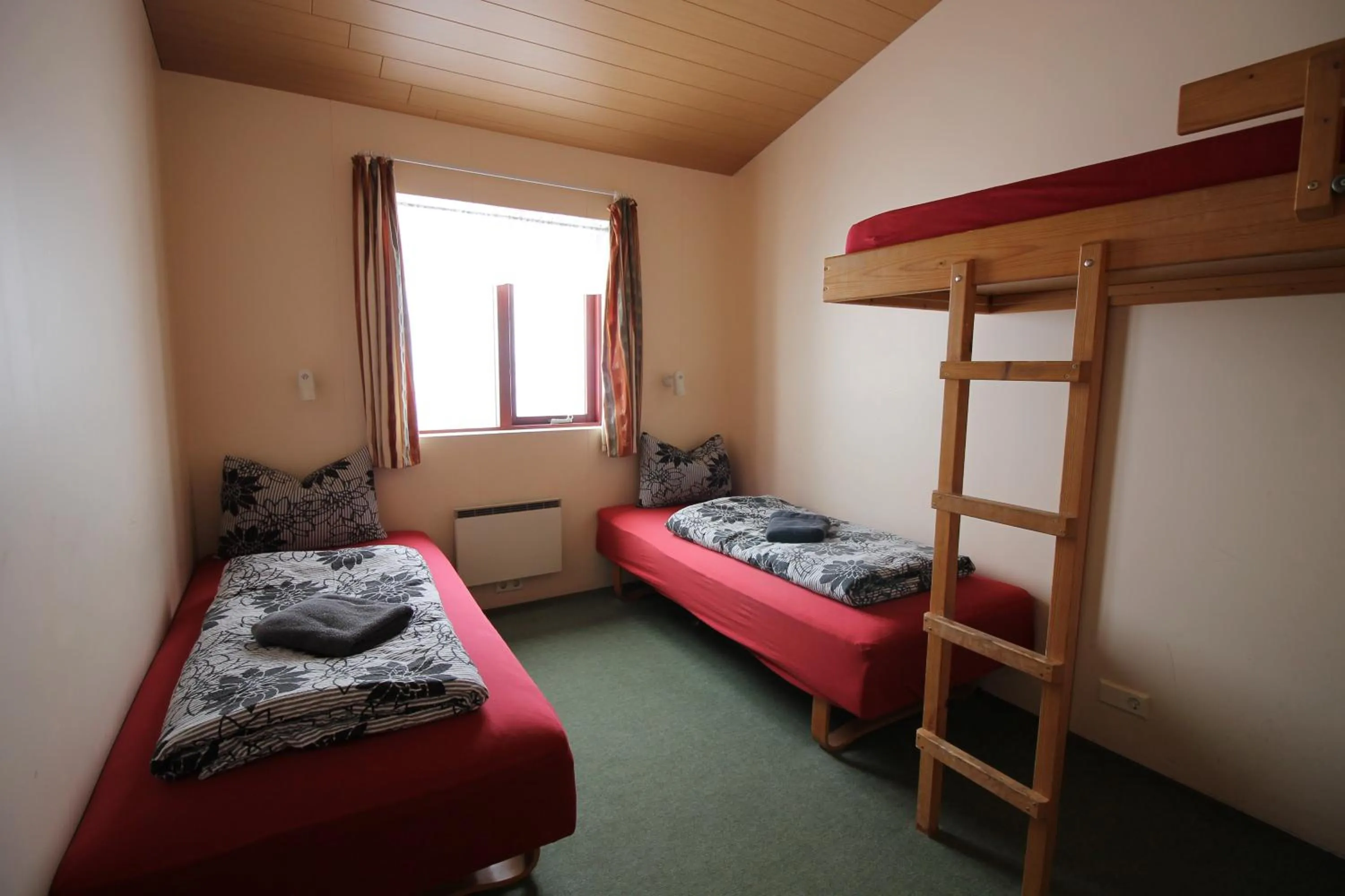 Bedroom, Bed in Hvoll Hostel