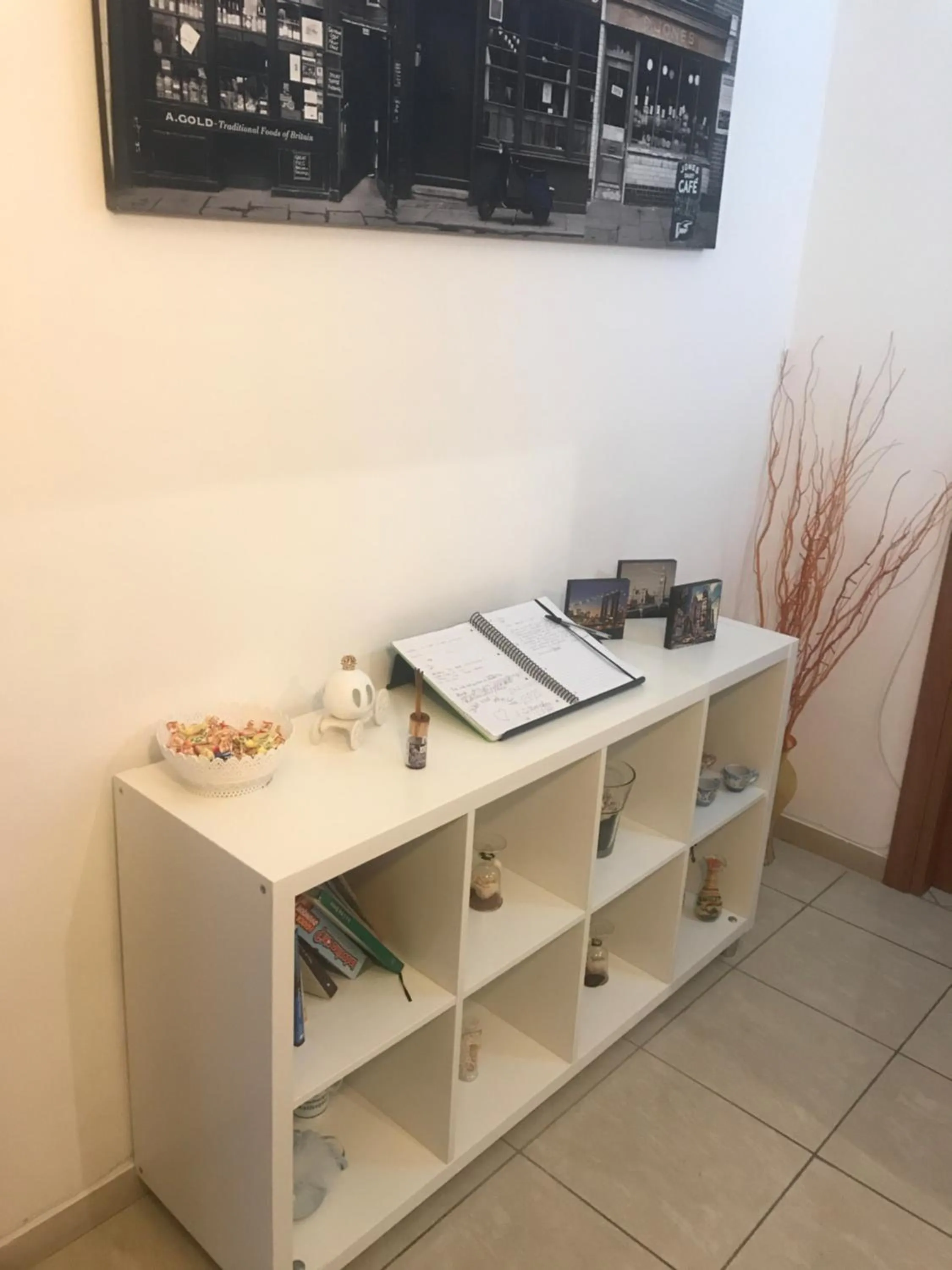 Communal lounge/ TV room in B&B Dimora Cirillo