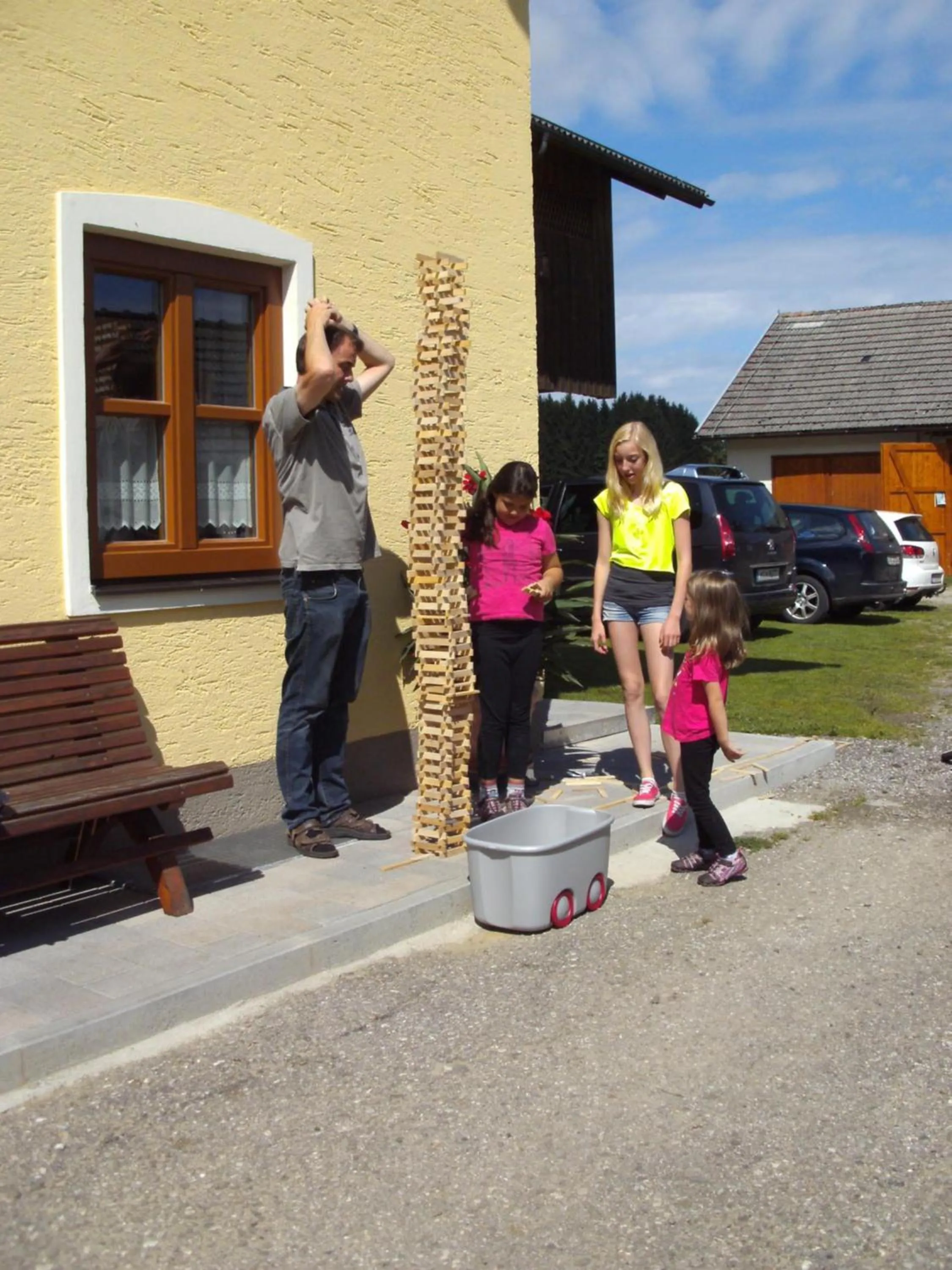 Children play ground in Stroblbauernhof