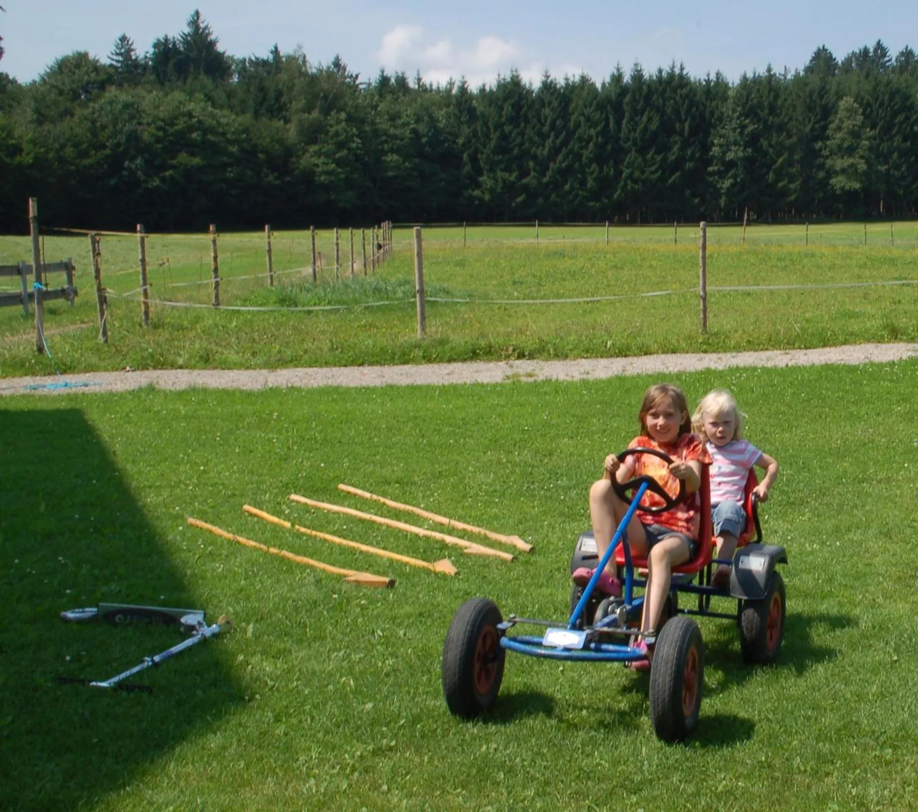 Children play ground in Stroblbauernhof