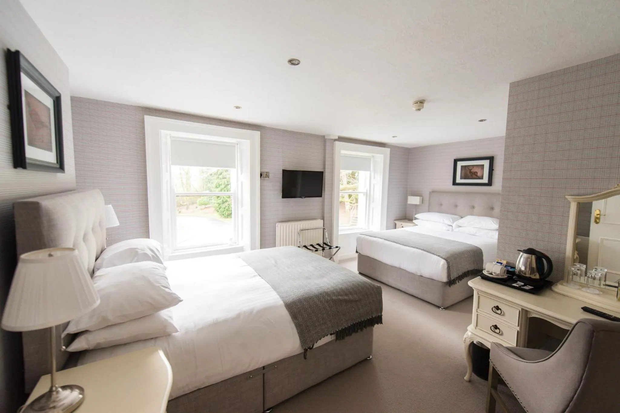 Bed in Belmont House Hotel