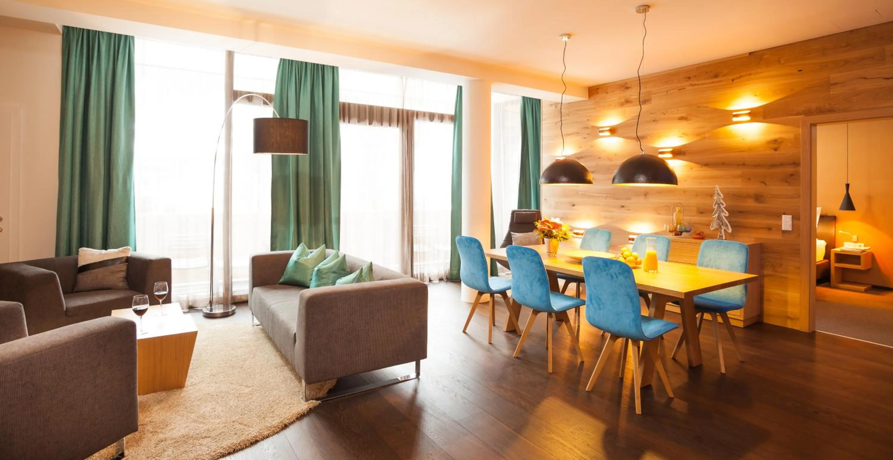 Living room in LEDERER Boutique Hotel