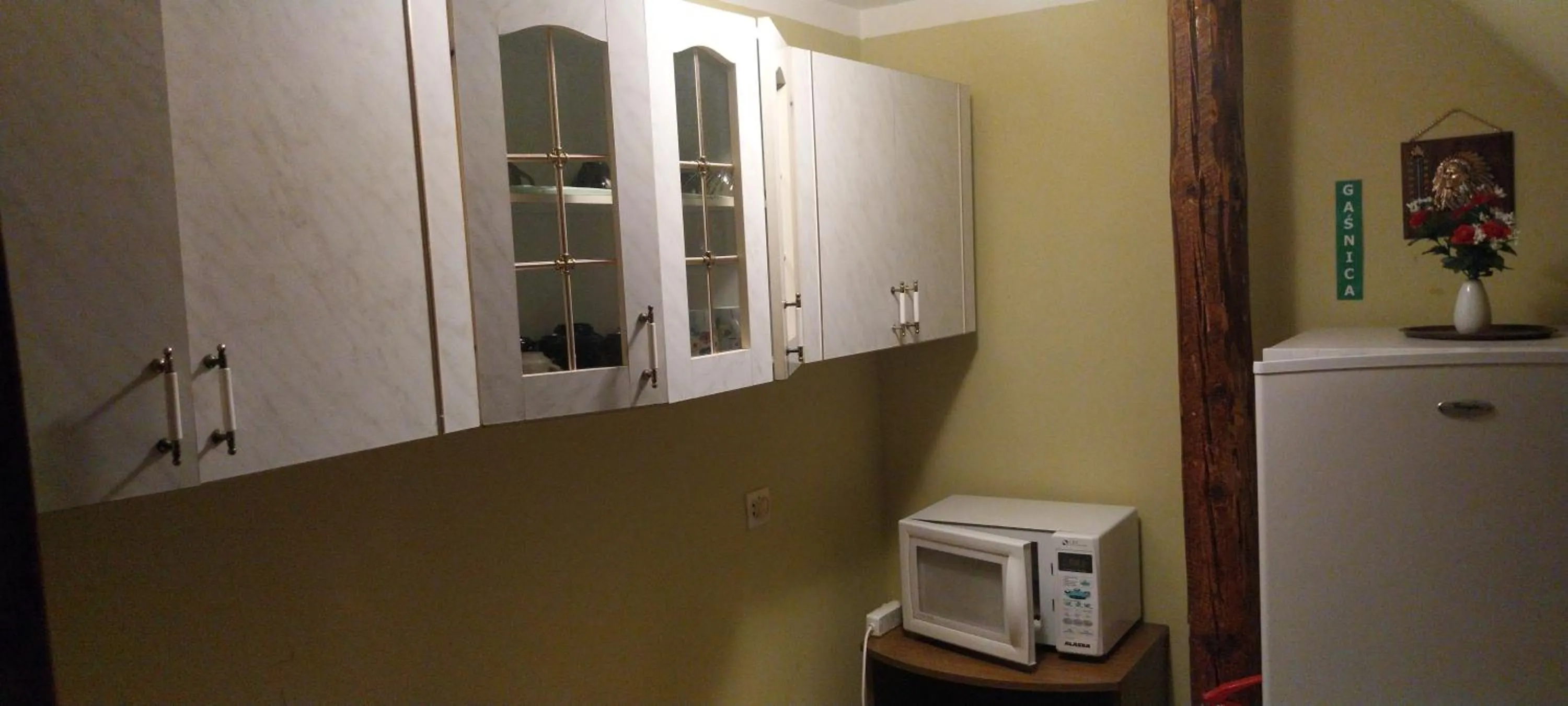 Kitchen or kitchenette in Uslugi Hotelowe Władysław