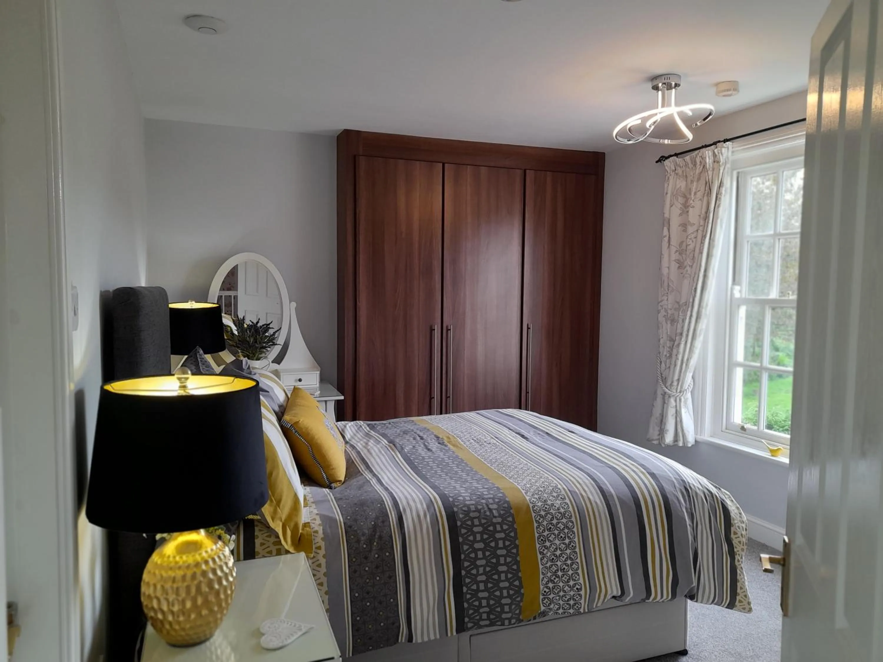 View (from property/room), Bed in Clumber Lane End Farm