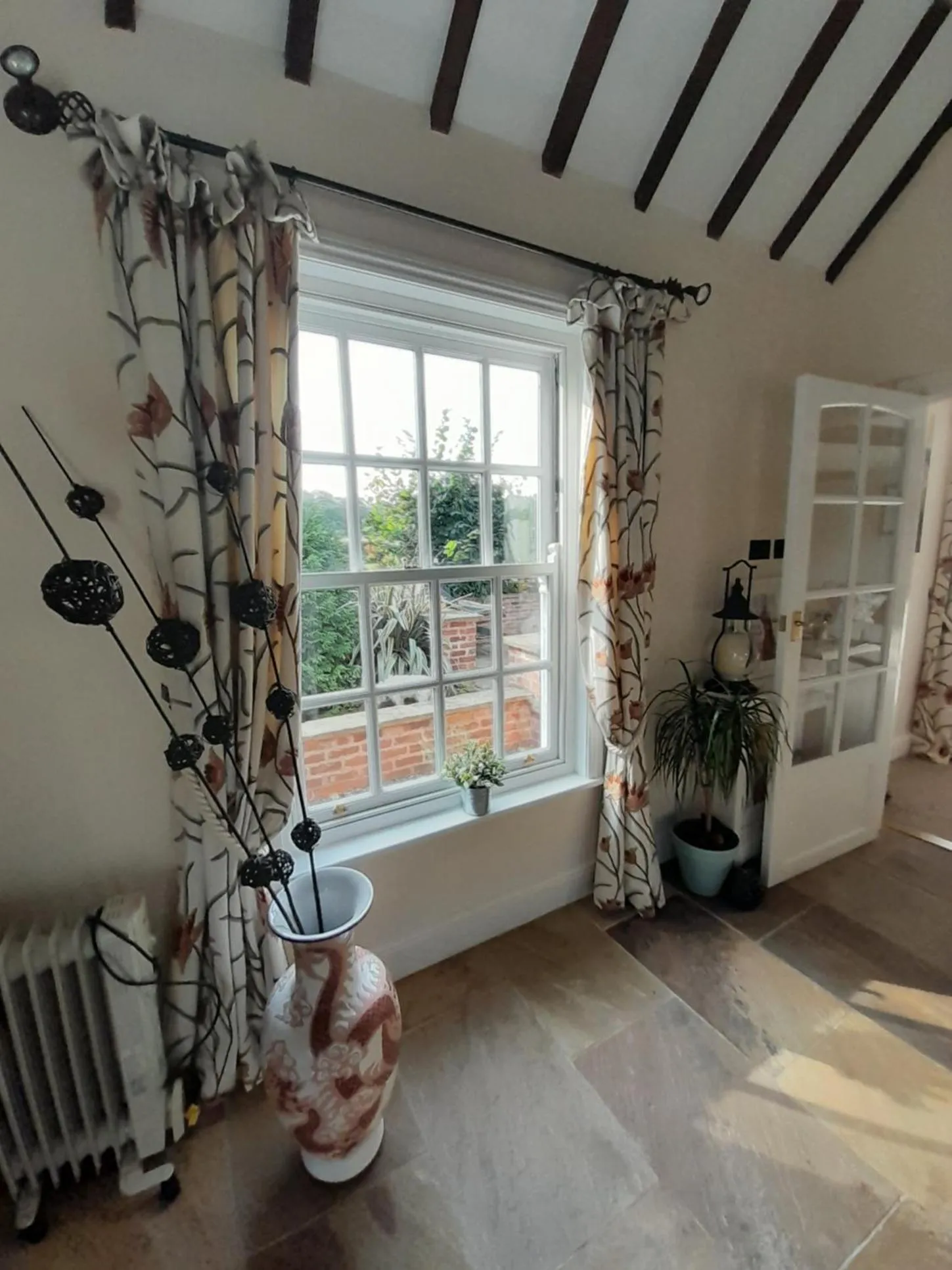 Patio in Clumber Lane End Farm