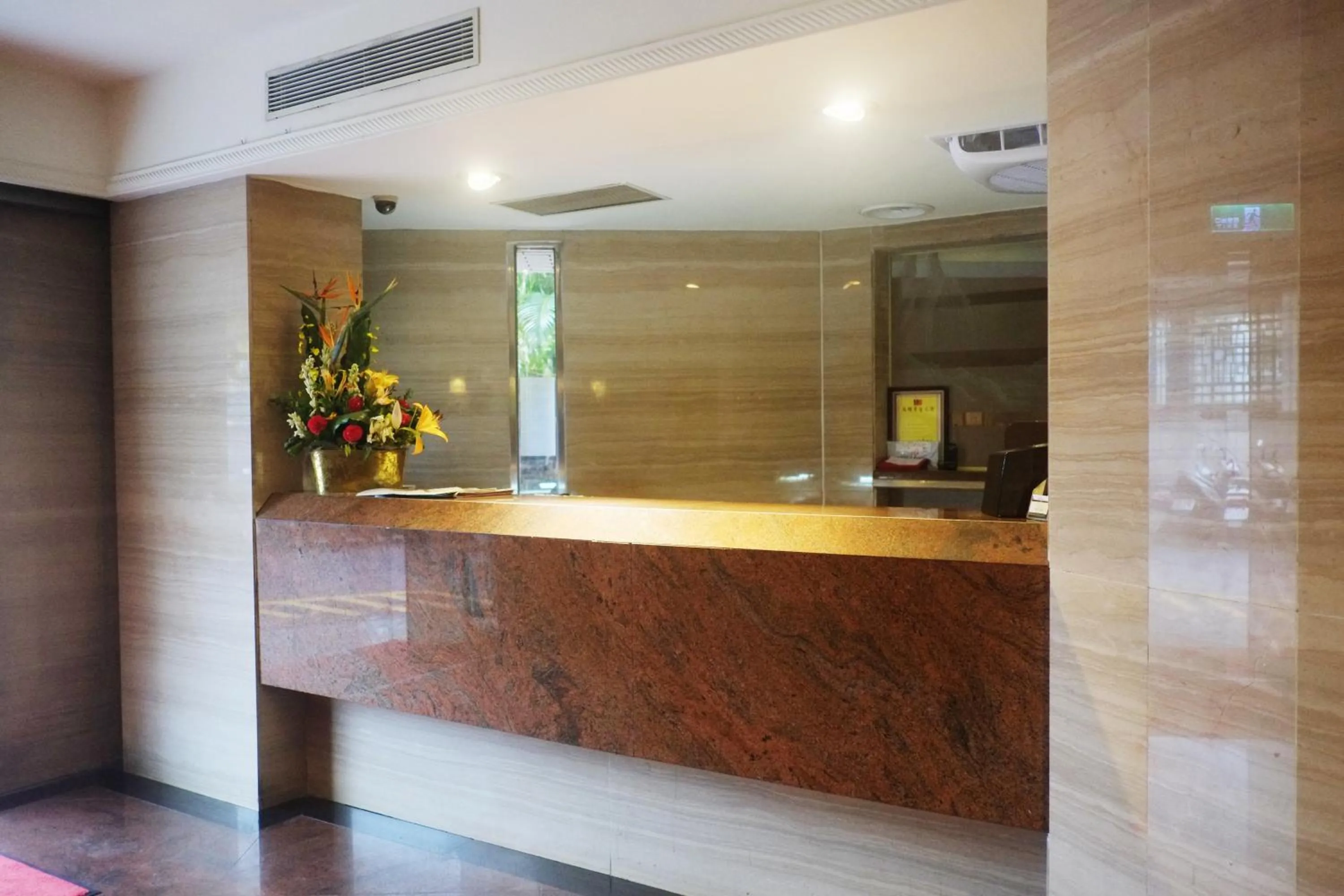 Lobby or reception in KDM Hotel