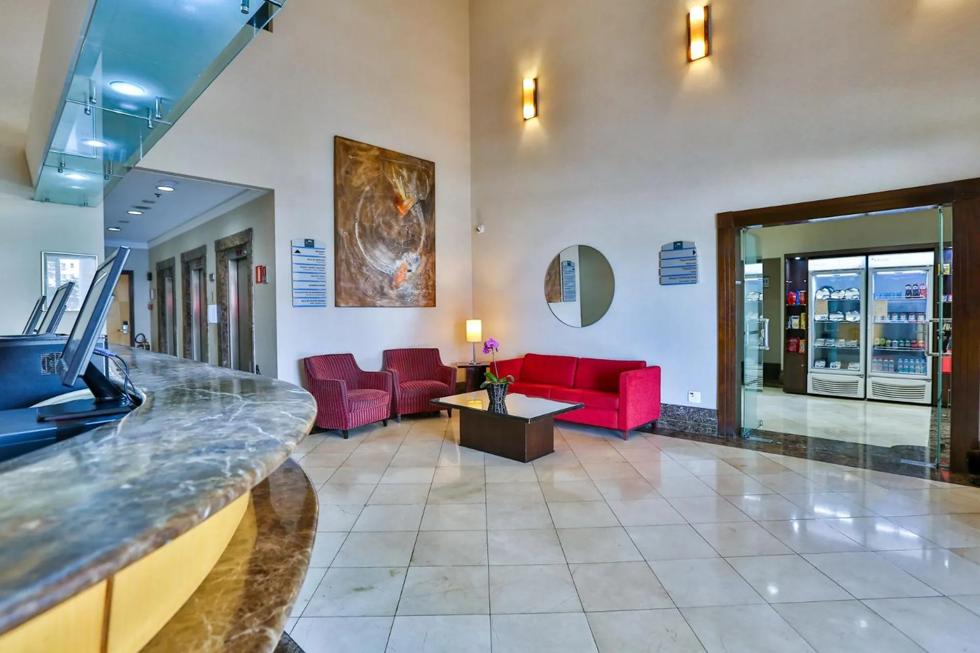Lobby or reception in eSuites Sorocaba by Atlantica