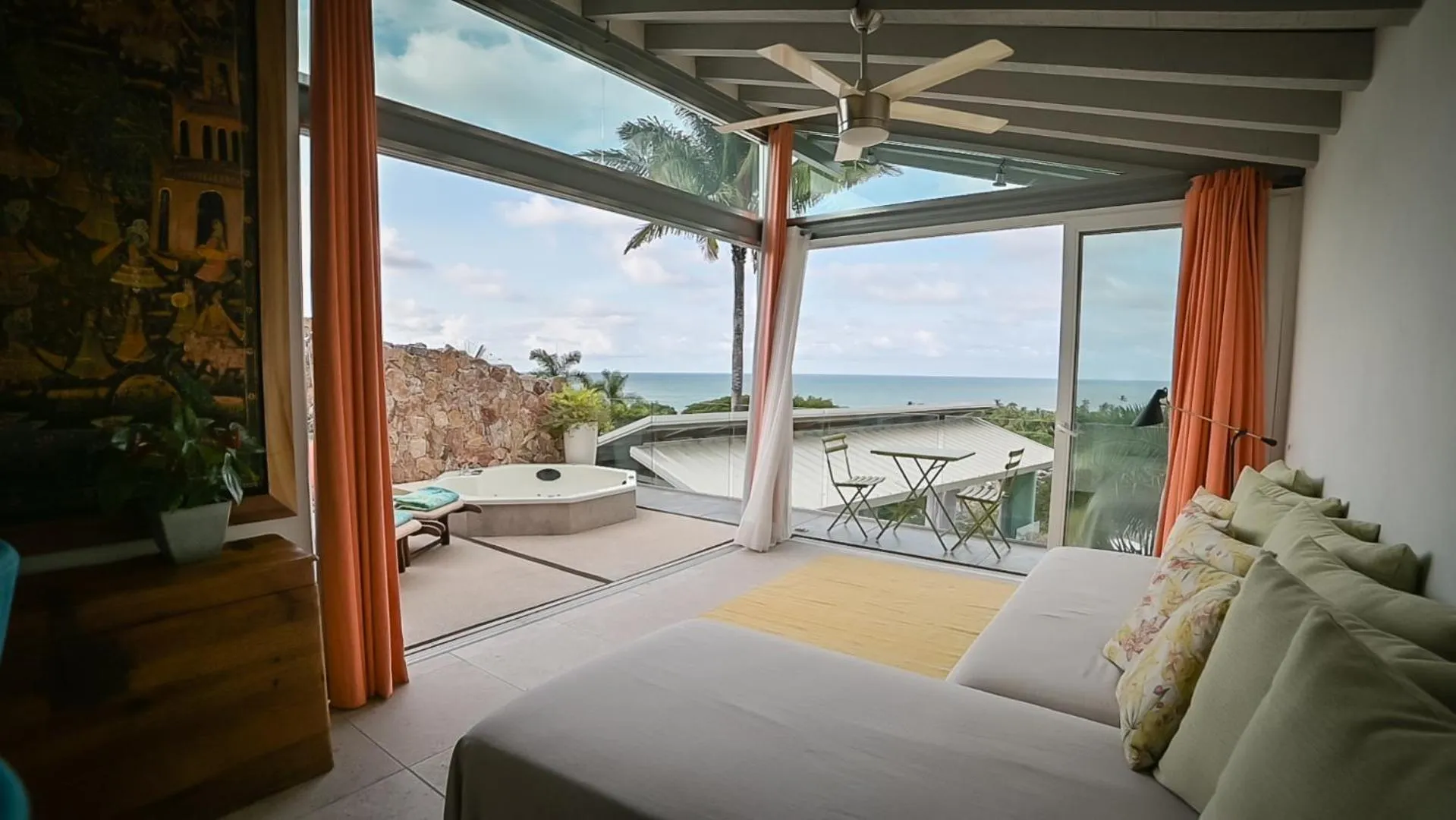 Sea view, Bed in Anjali Casa Divina