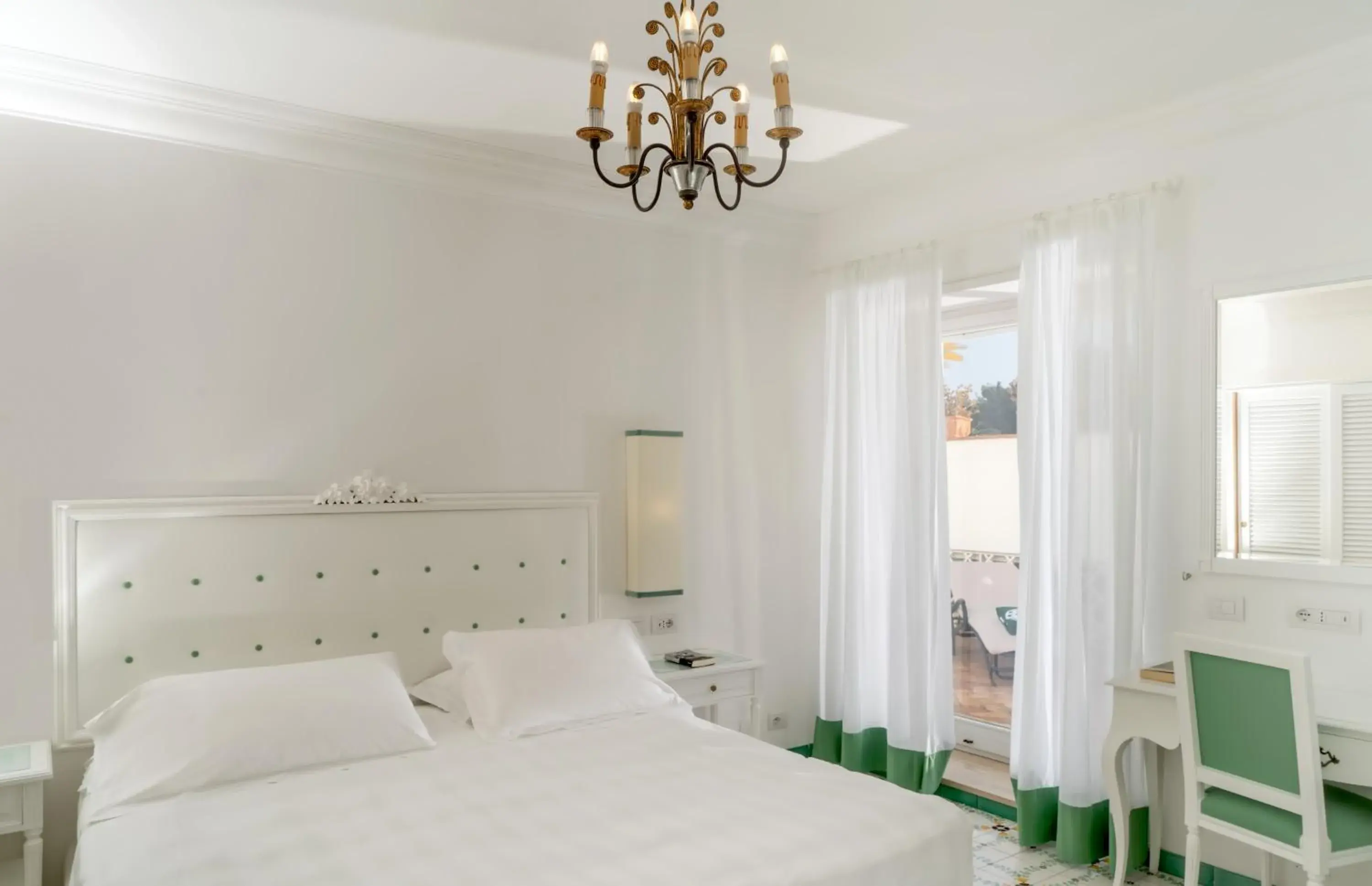 Deluxe Double Room with Side Sea View in Sina Flora Deluxe Double Room with Side Sea View in Sina Flora