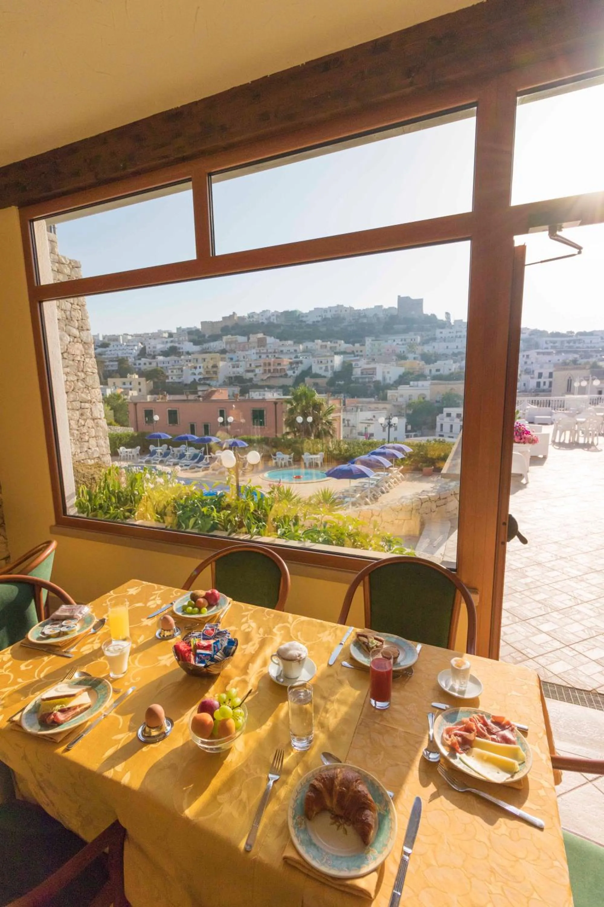 Buffet breakfast in Hotel Ristorante Panoramico