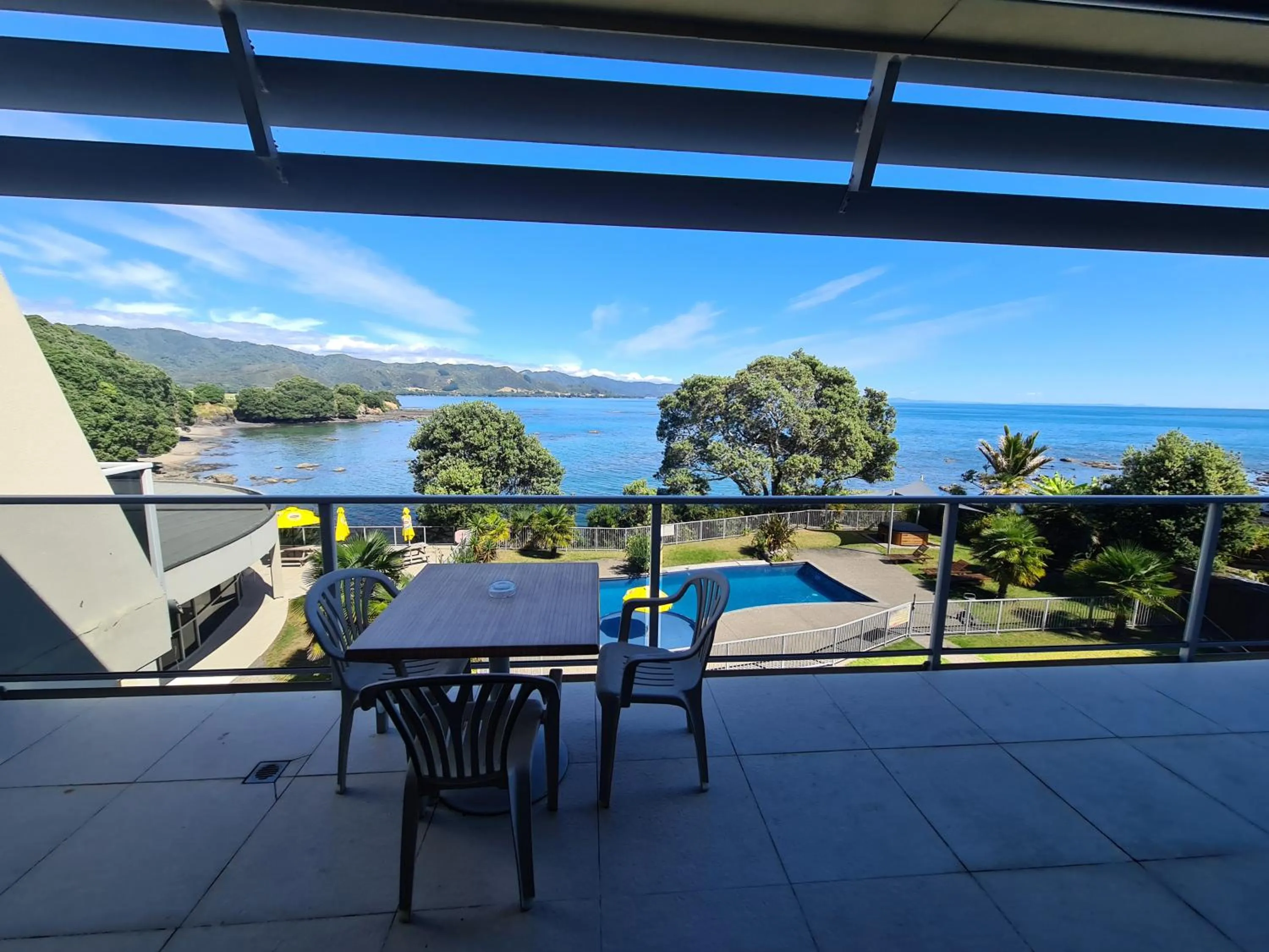 Balcony/Terrace in Te Kaha Beach Hotel