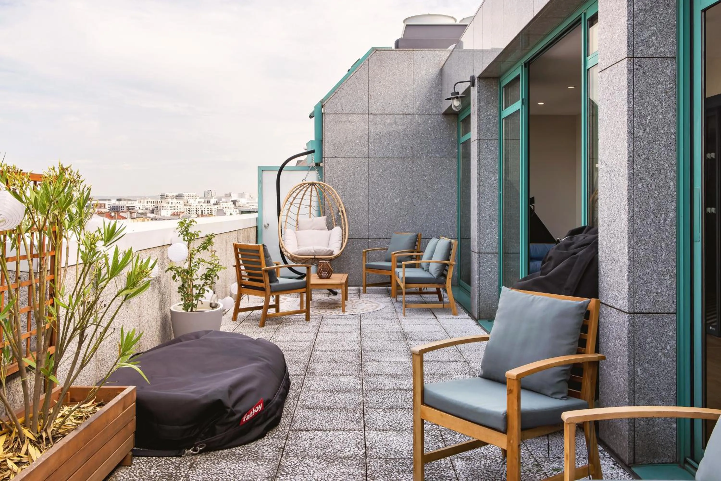 Balcony/Terrace in Mercure Paris Saint-Ouen