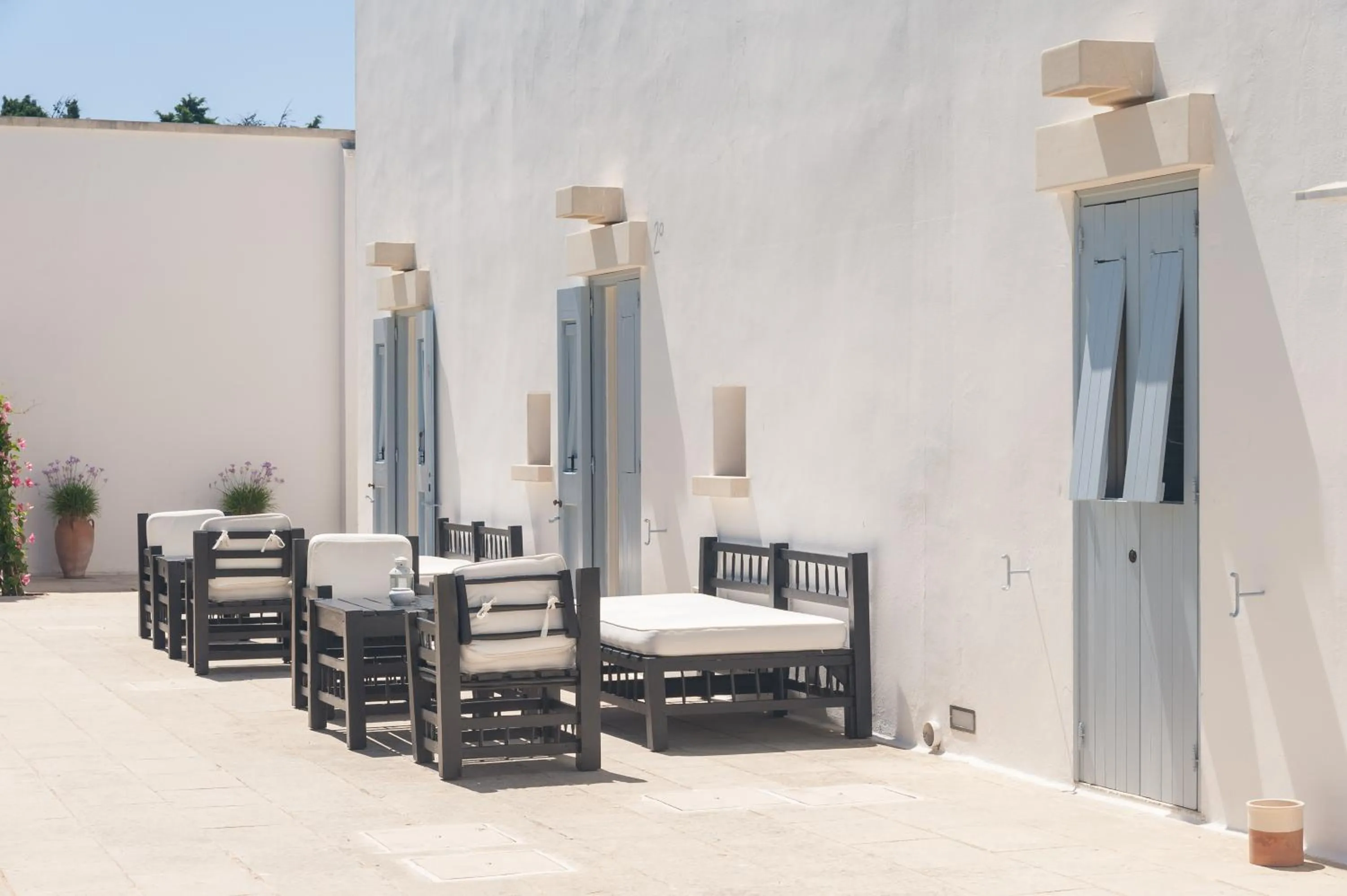Facade/entrance in Masseria Montelauro