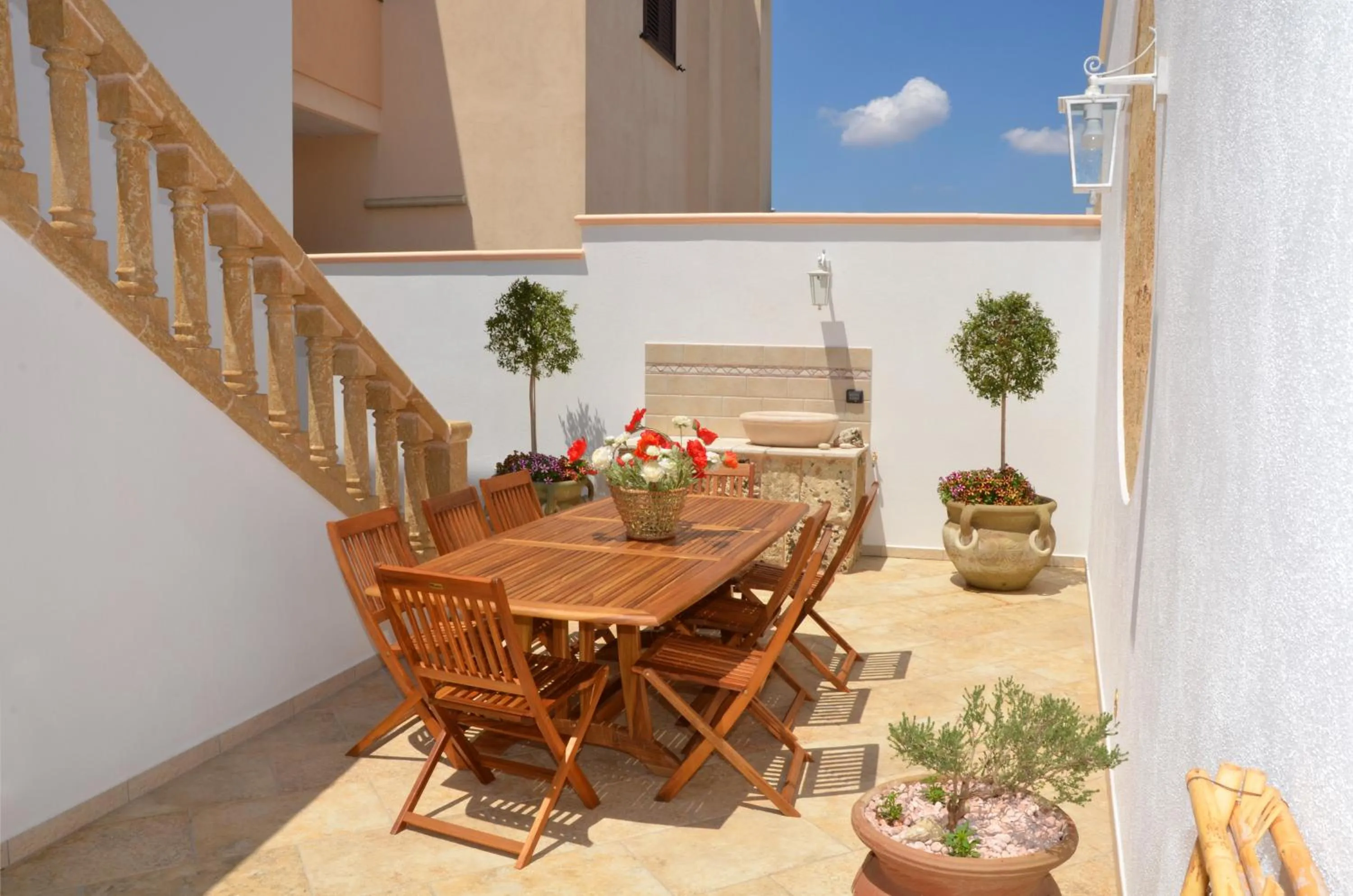 Bird's eye view in B&B Anemos