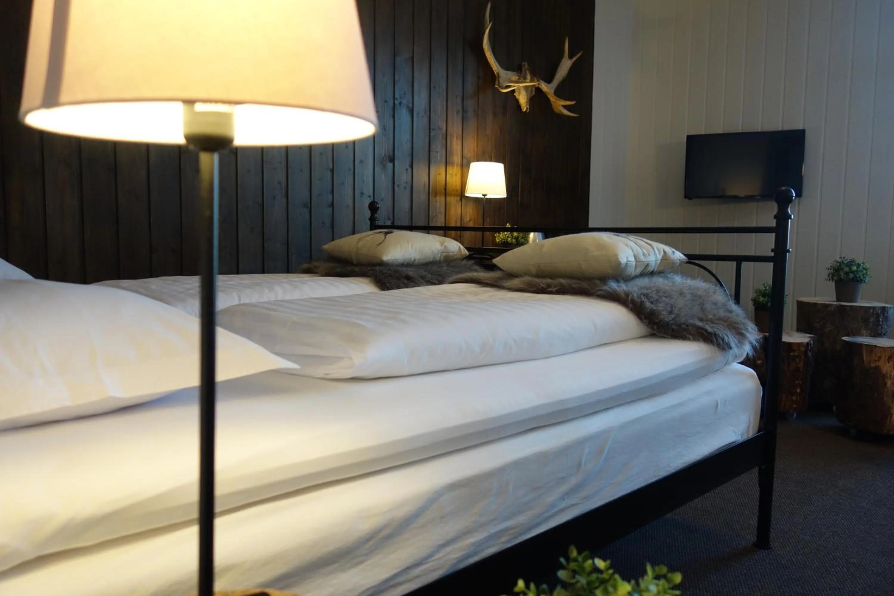 Bed in Kjølen Hotel Trysil