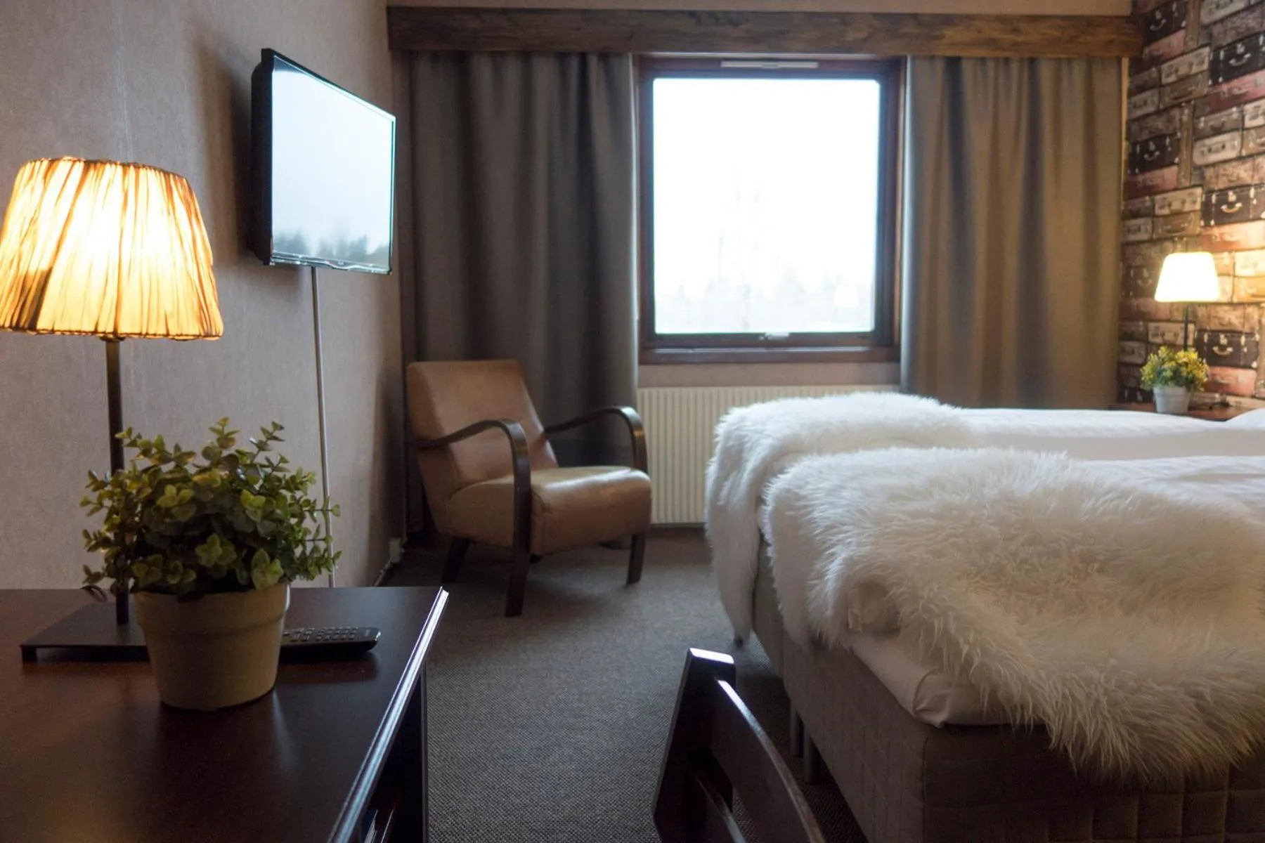 Bedroom, Bed in Kjølen Hotel Trysil