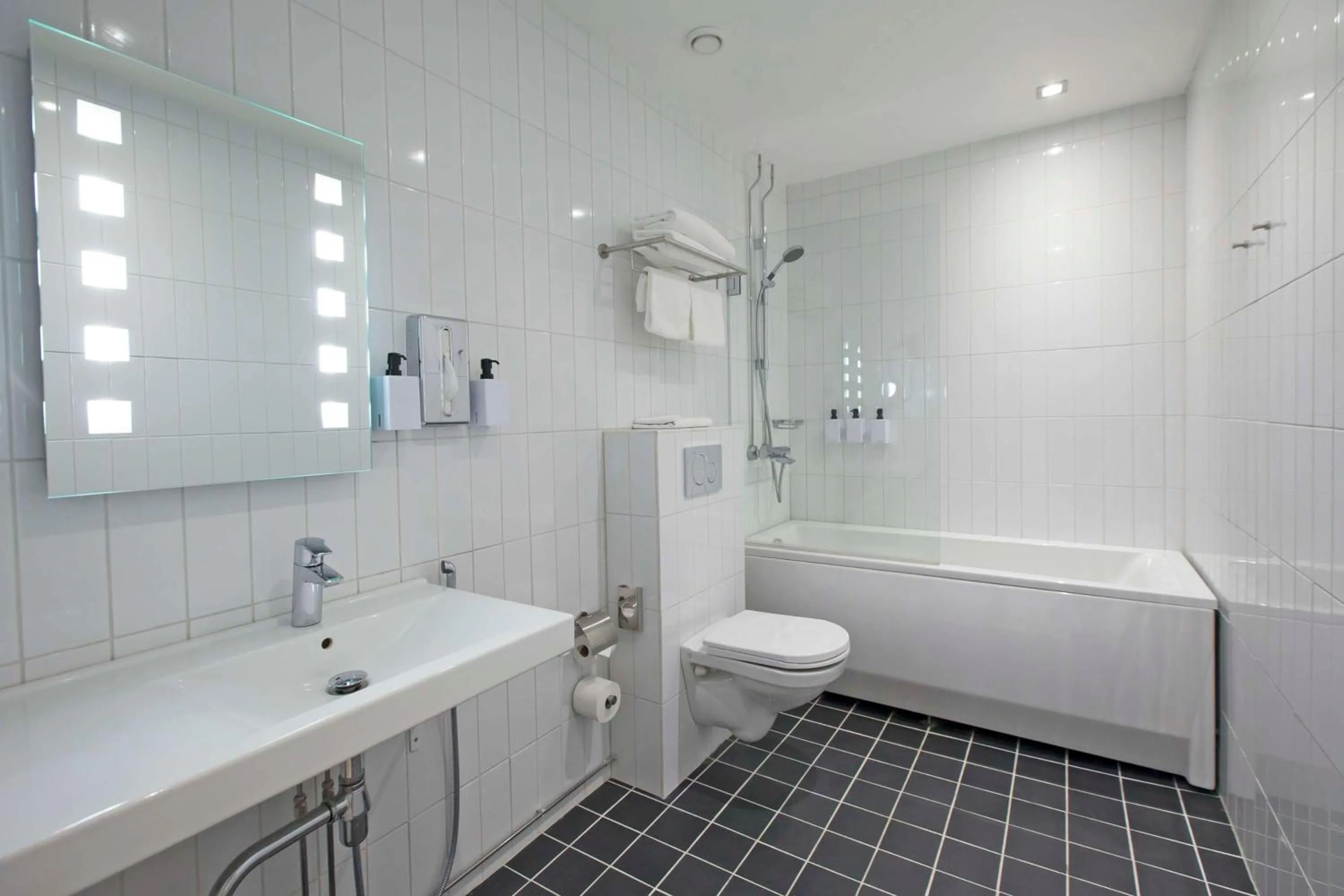 Bathroom in Scandic Pori