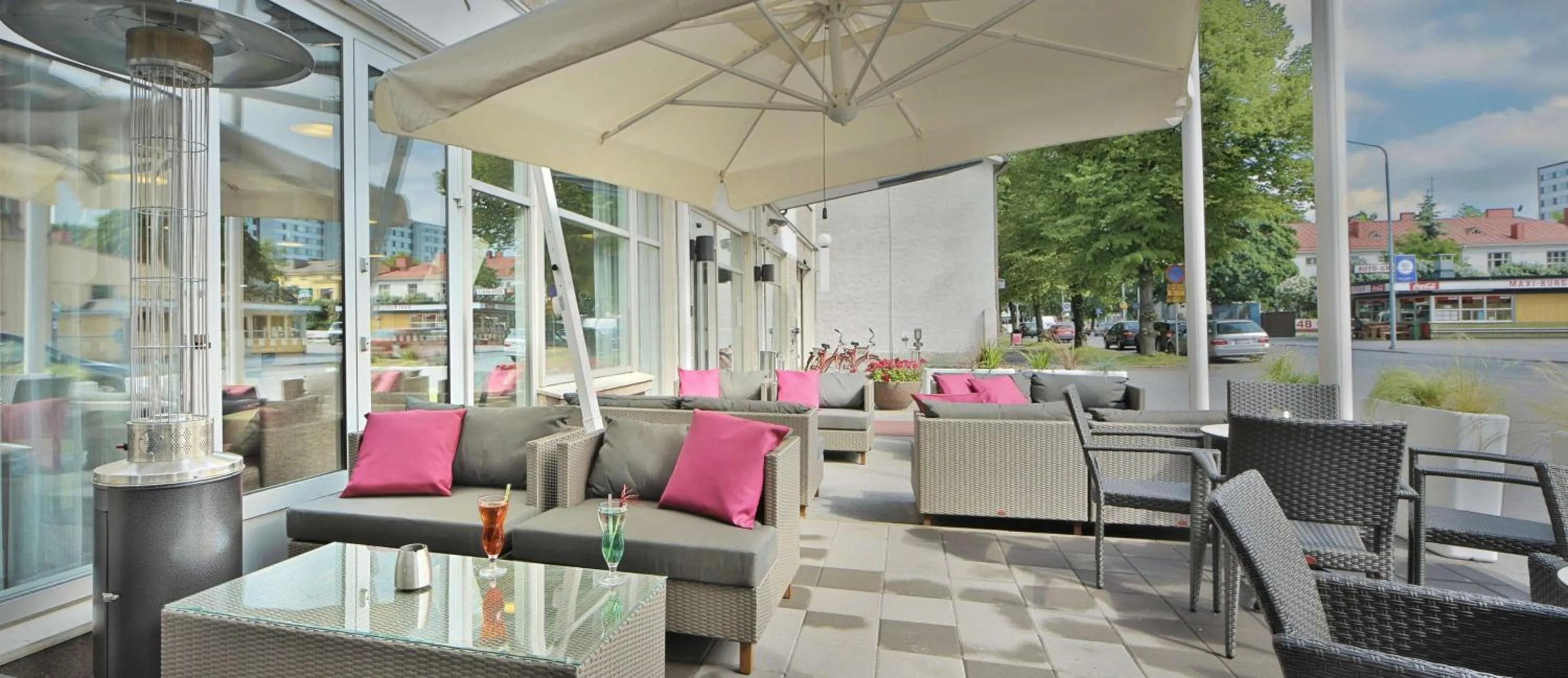 Patio in Scandic Pori