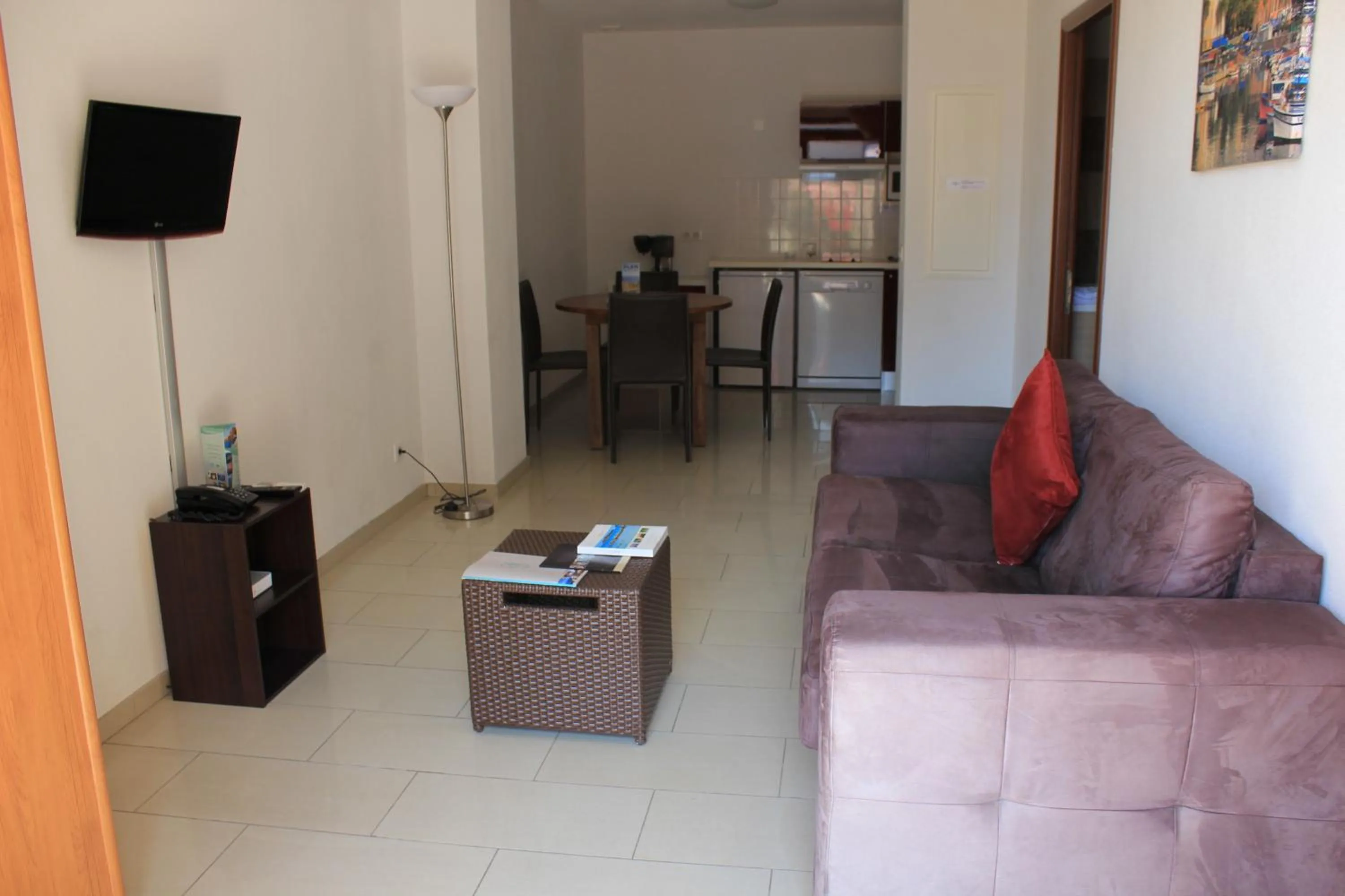 Living room in Résidence Les Calanques