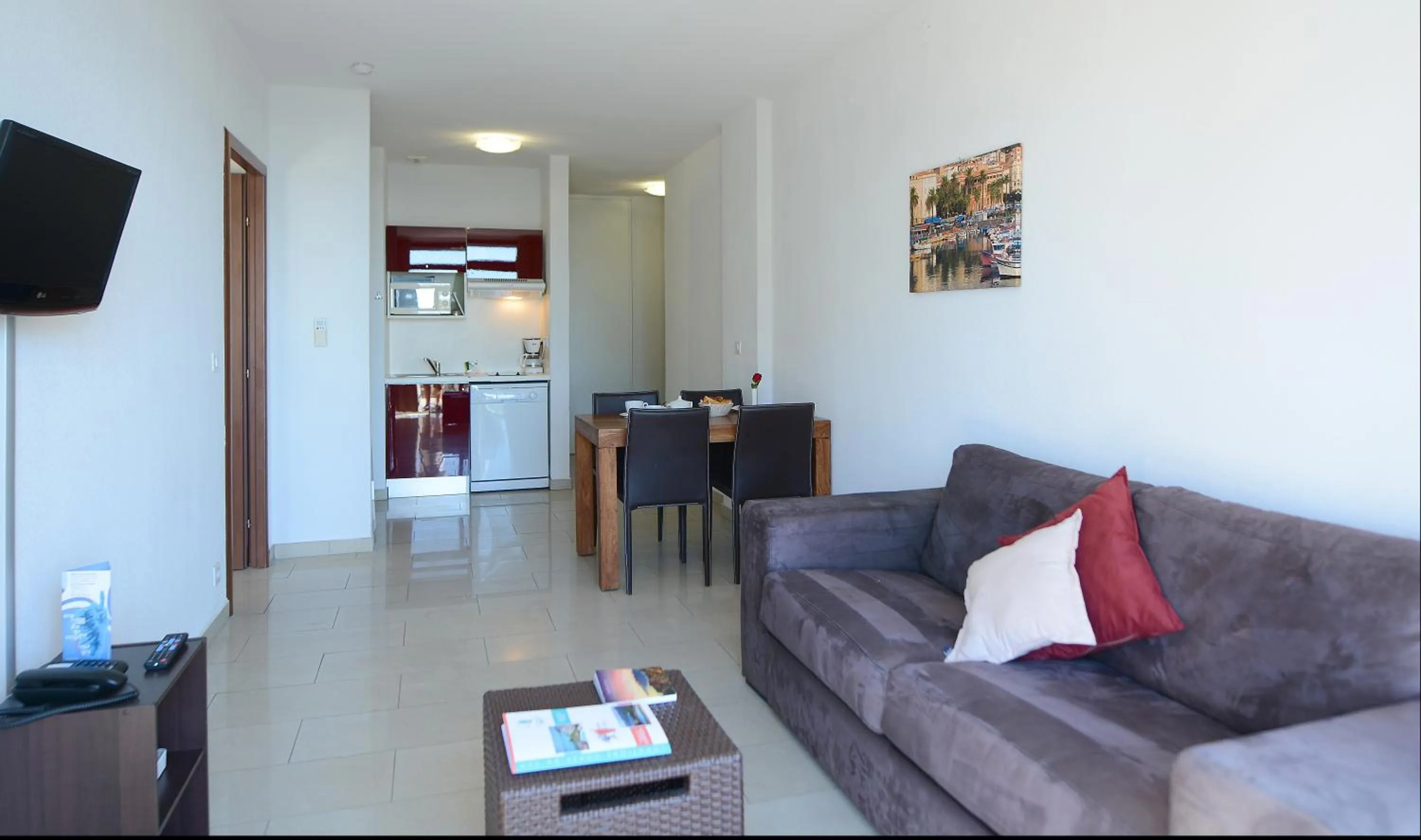 Living room in Résidence Les Calanques