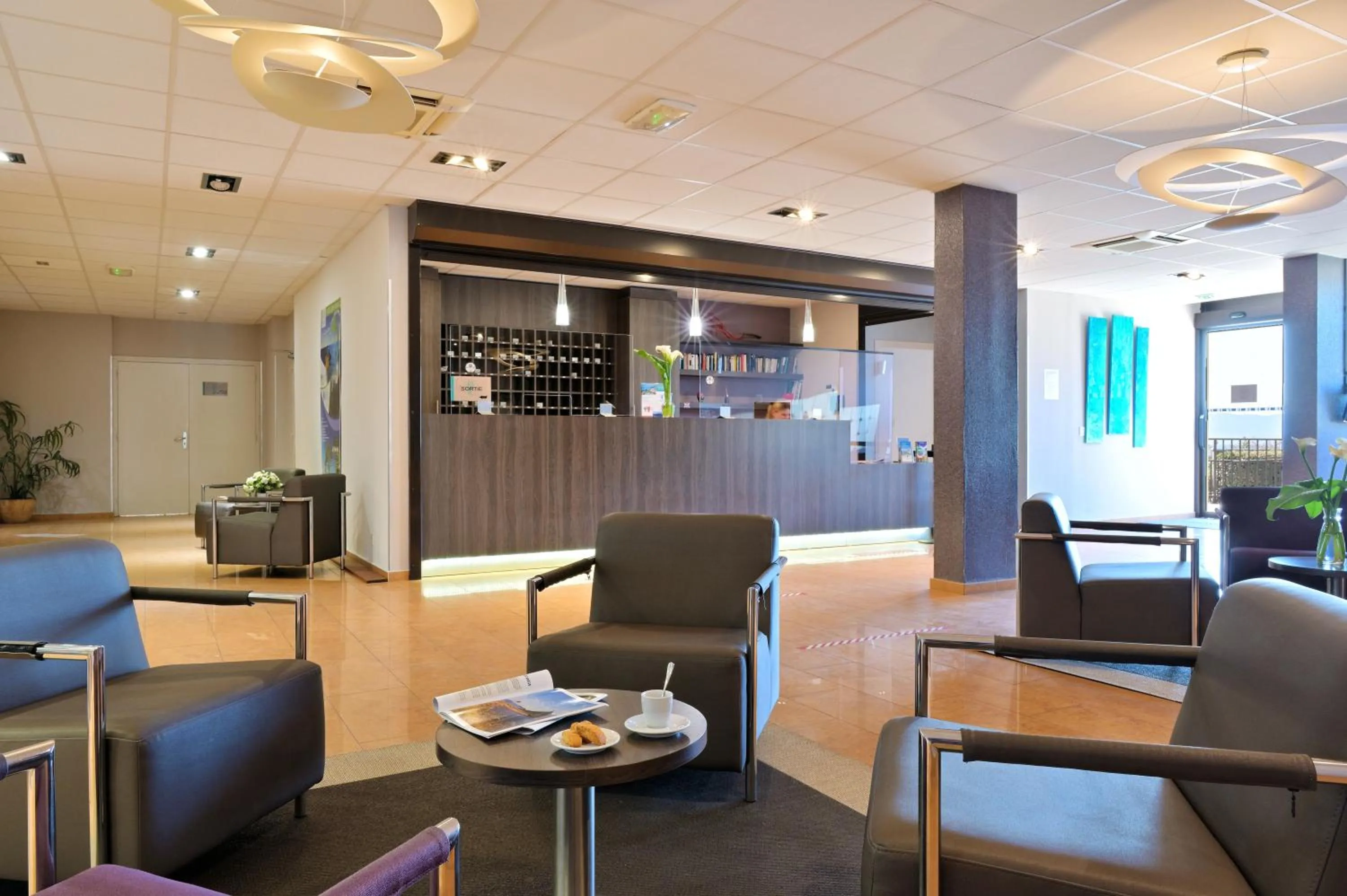 Lobby or reception in Résidence Les Calanques