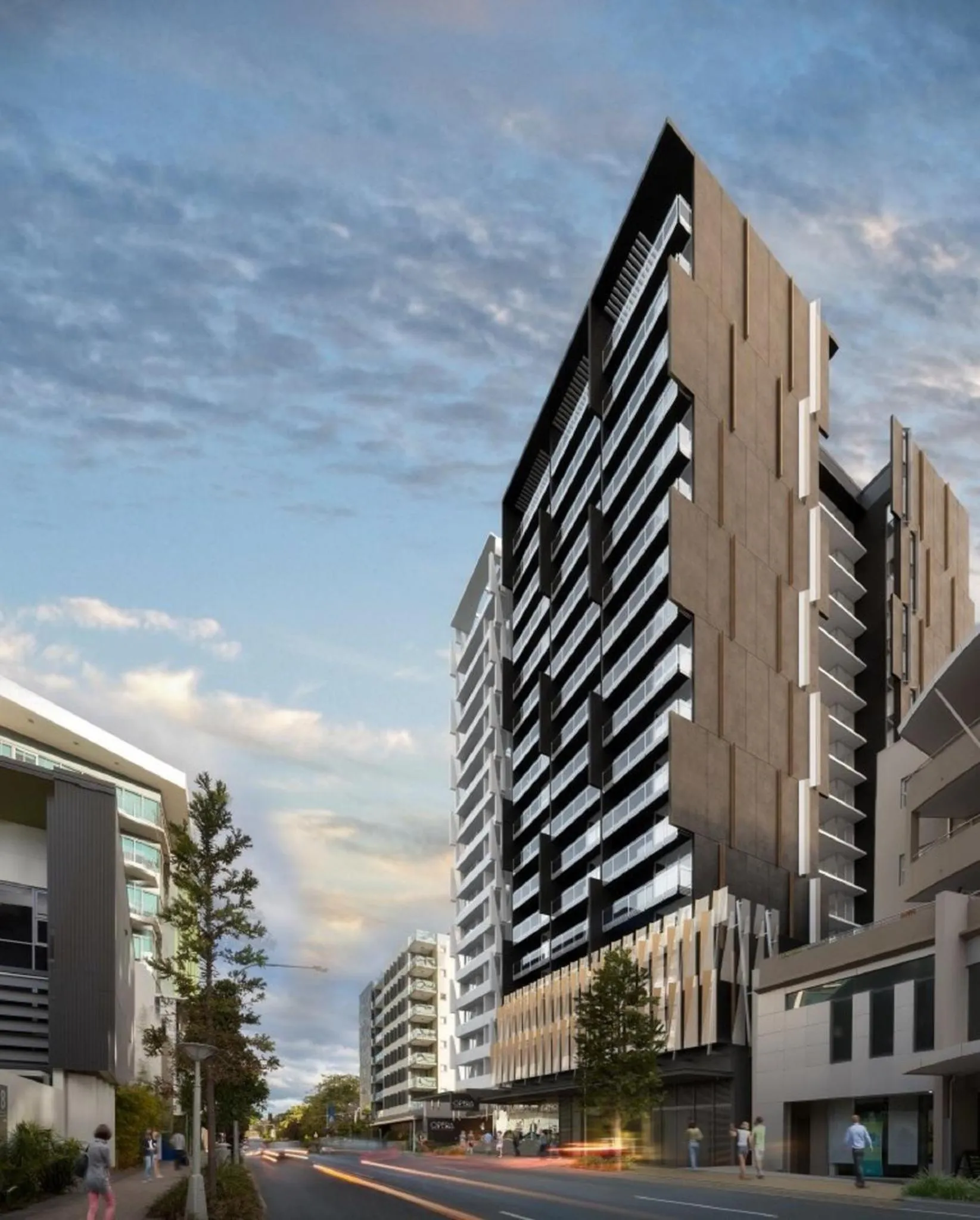 Property building in Opera Apartments South Brisbane