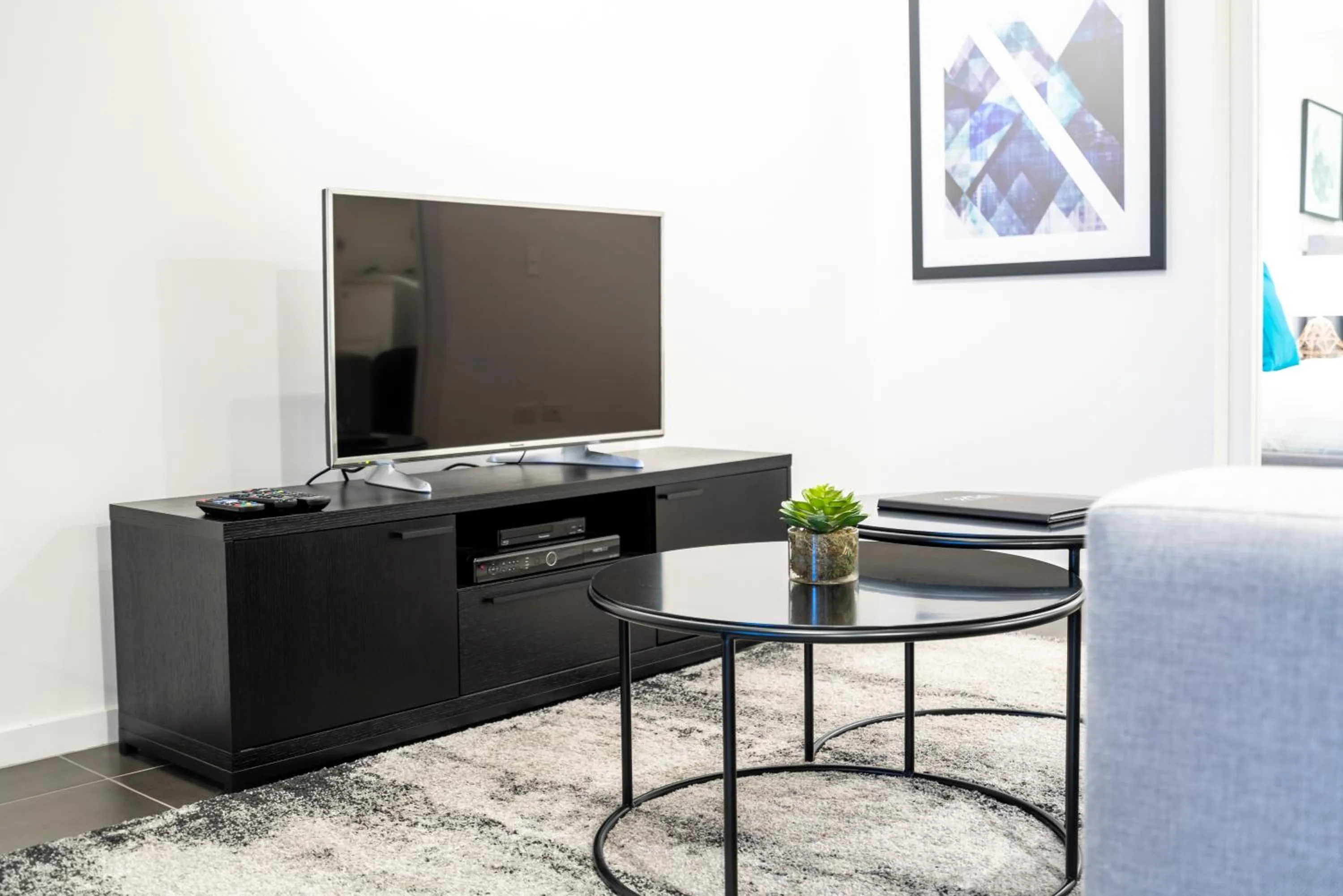 Living room in Opera Apartments South Brisbane