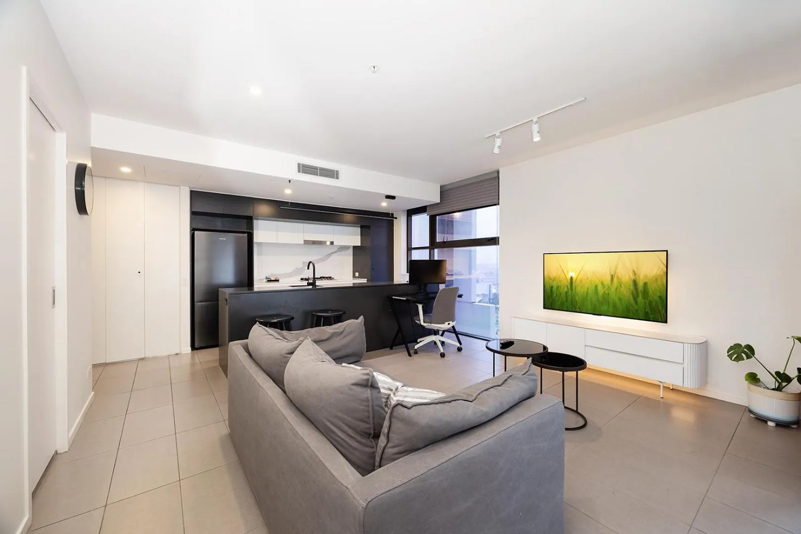 Living room in Opera Apartments South Brisbane