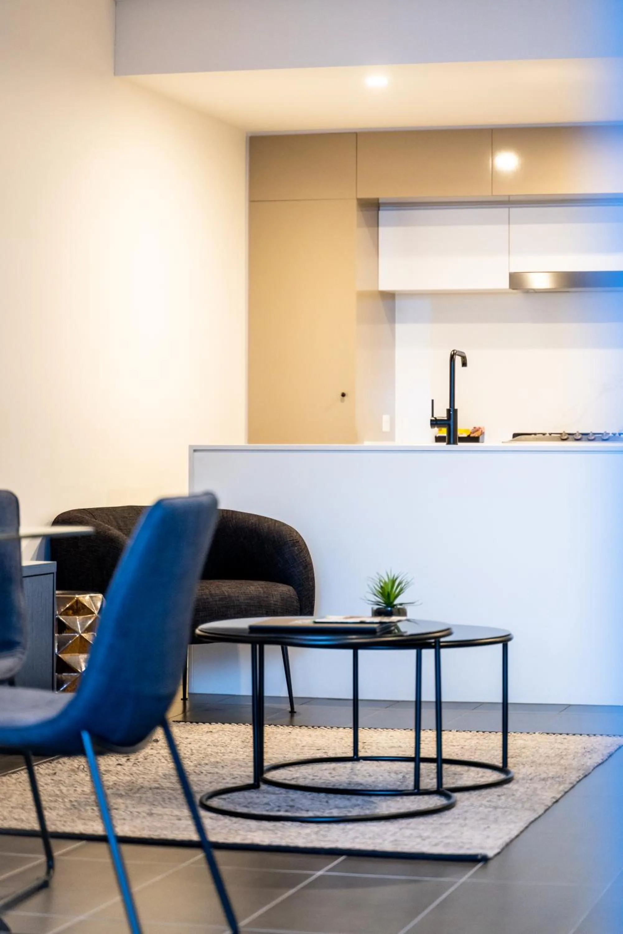 Living room in Opera Apartments South Brisbane