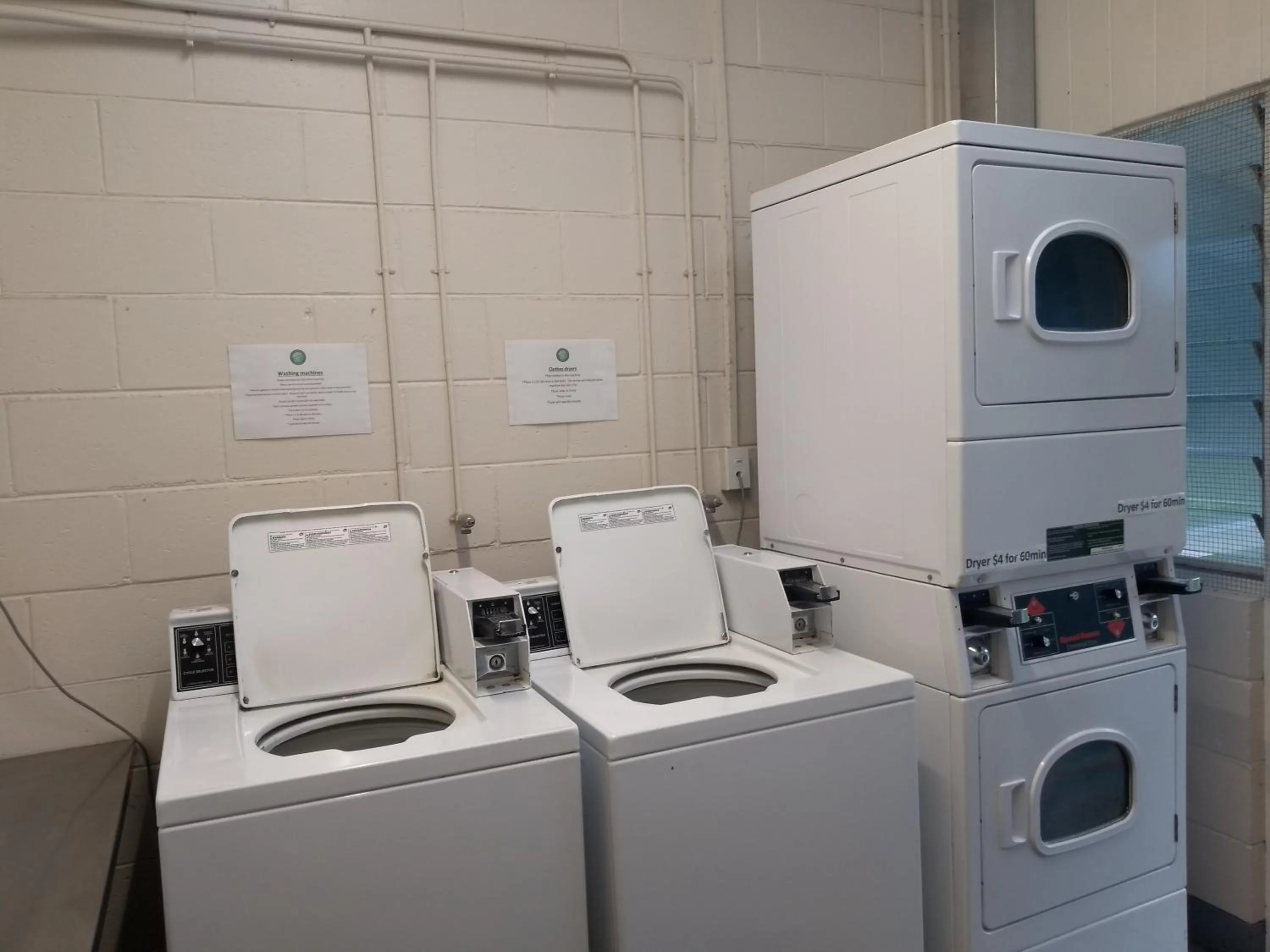 laundry in South Brighton Holiday Park